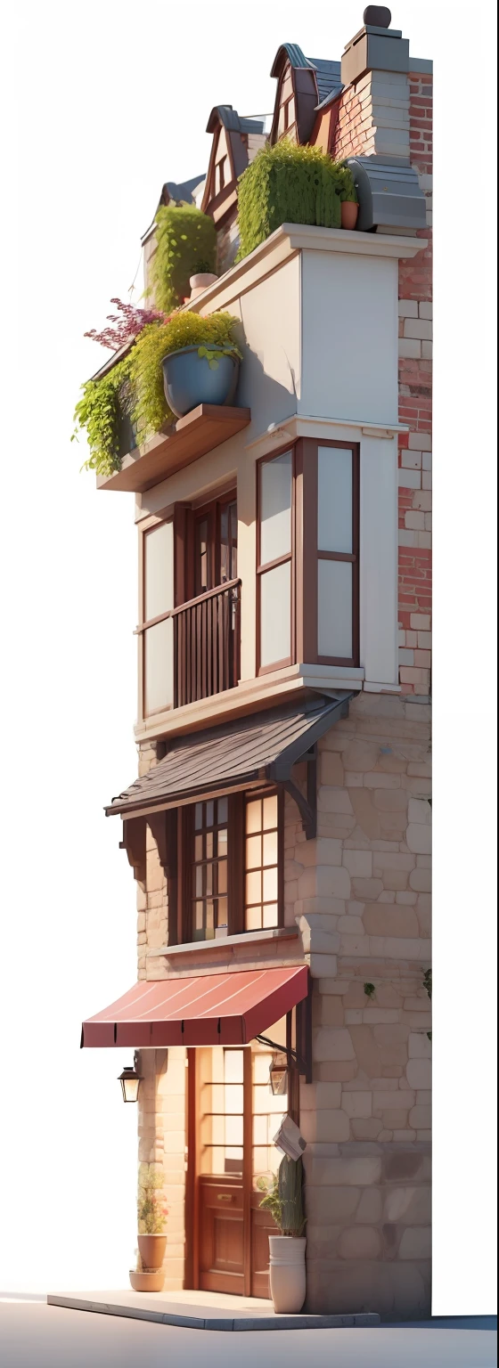 There was a lovely little counter，It has a red awning on it, Stone brick walls， highly rendered, shelf, 3 d render even lit, arte renderizada, rendered lighting, rendered in 3 dsmax, pre-rendered, 3 d rendered, a 3D render, fully rendered light to shadow, rendered image, colored market stand, well lit 3 d render, high detailed store，