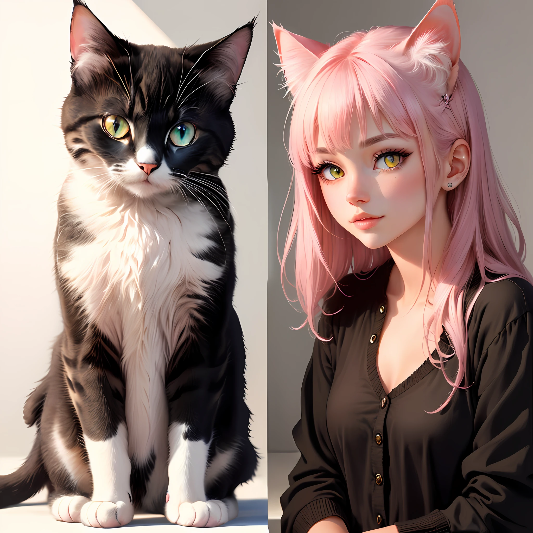 People erase cats' eye color should be pink