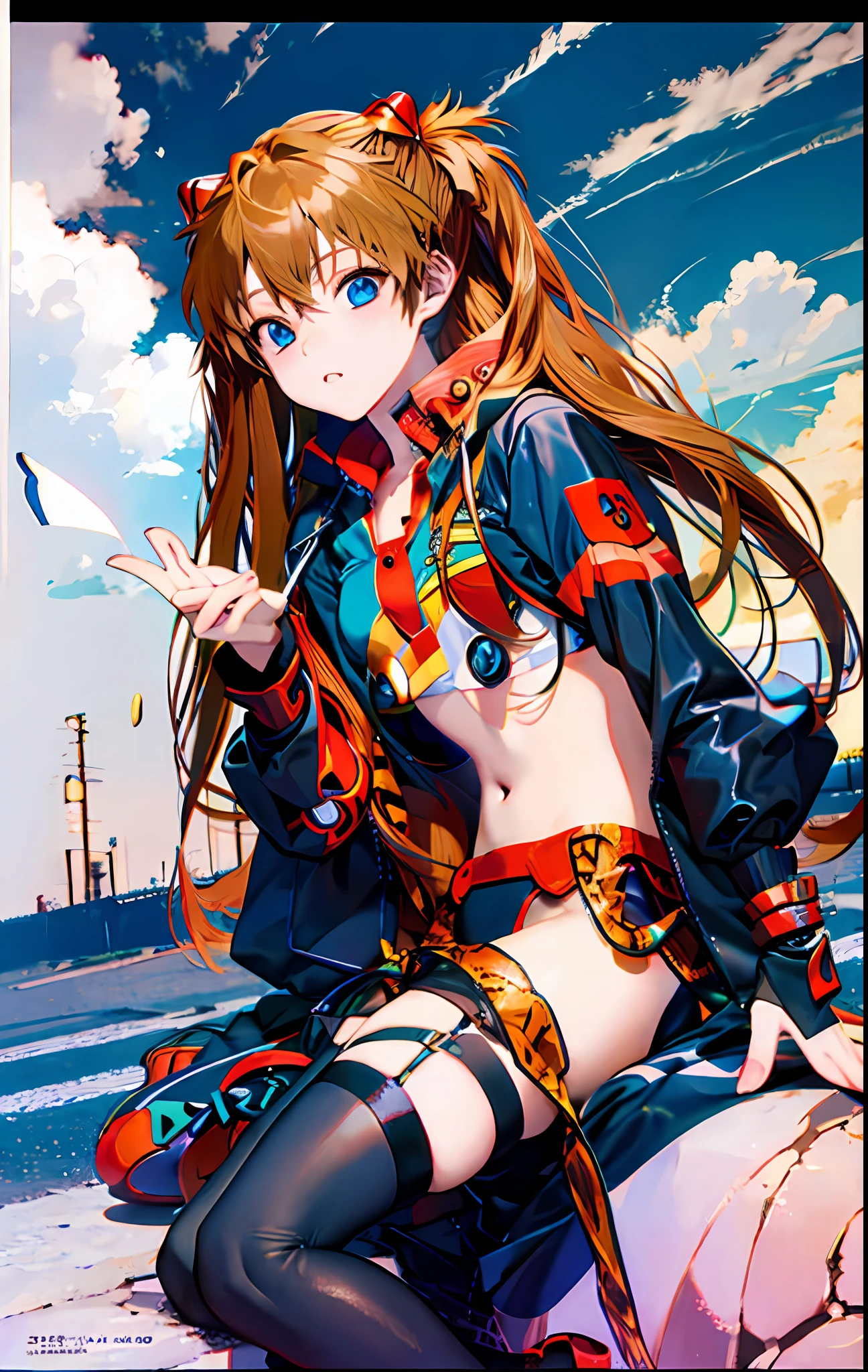 Souryuu Asuka Langley \(cosplay\), invertido ,
