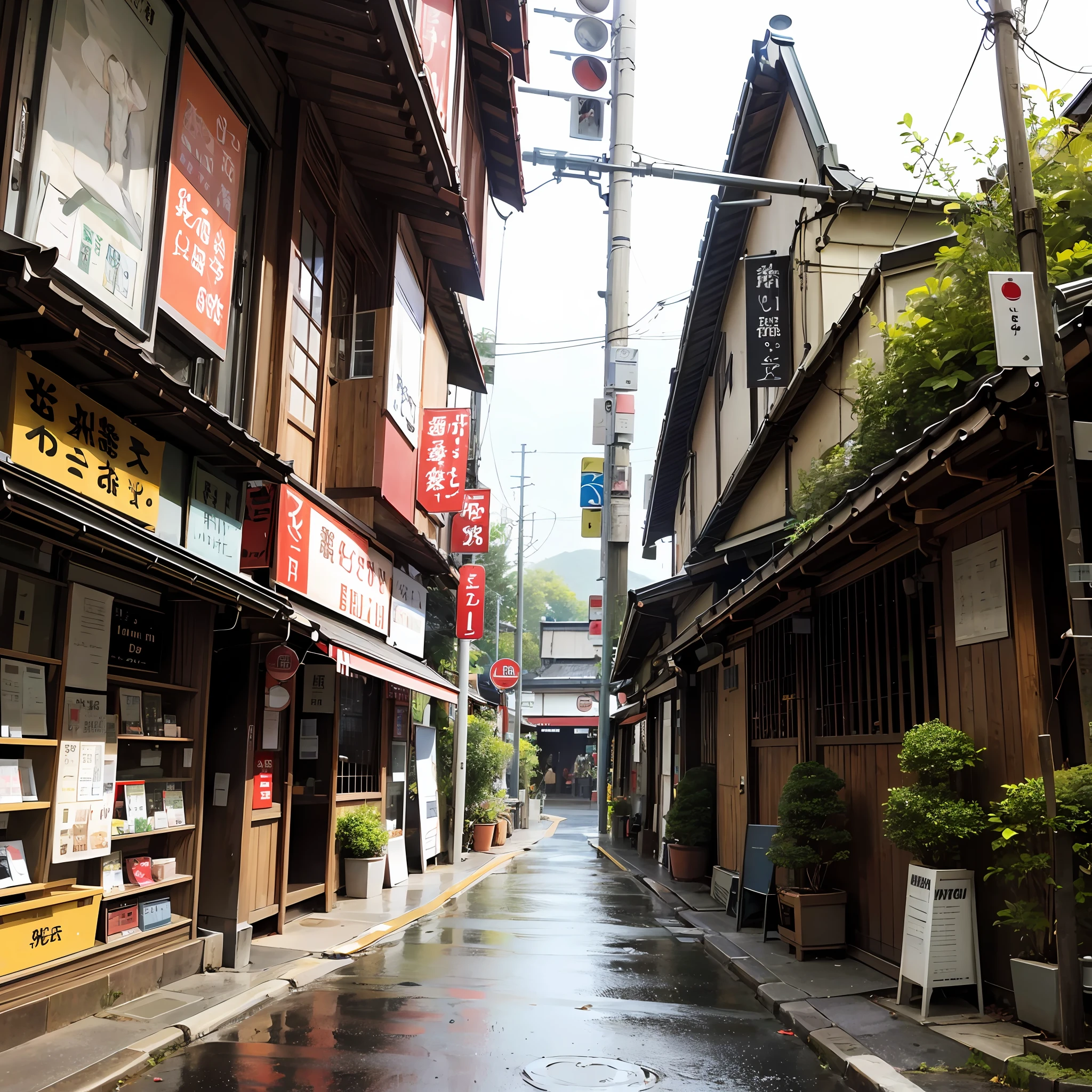 Rain in Kamakura、I feel like it reunites with what was lost、landscapes --auto