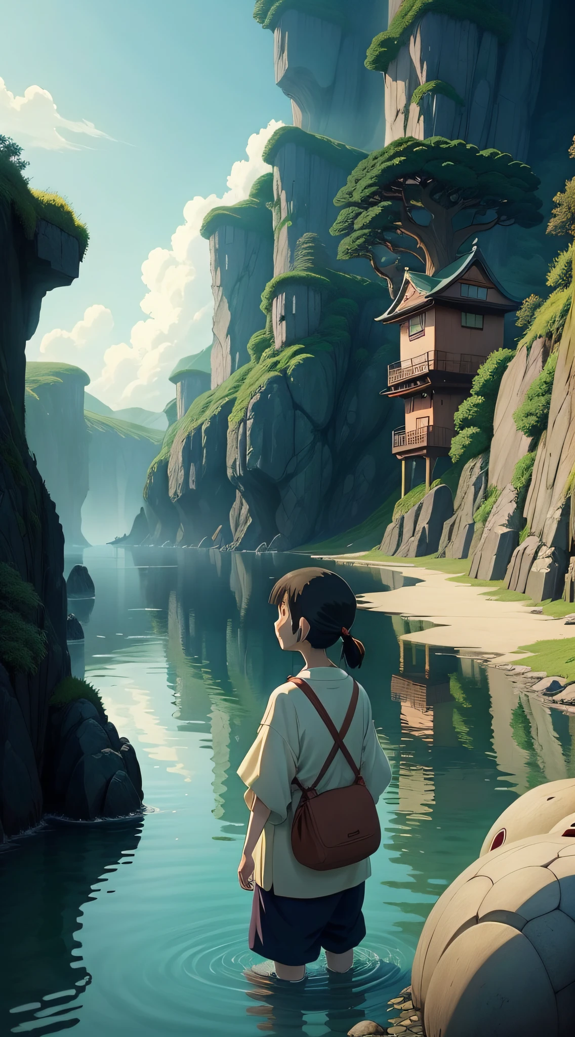 Spirited away scene,Hayao Miyazaki,heal