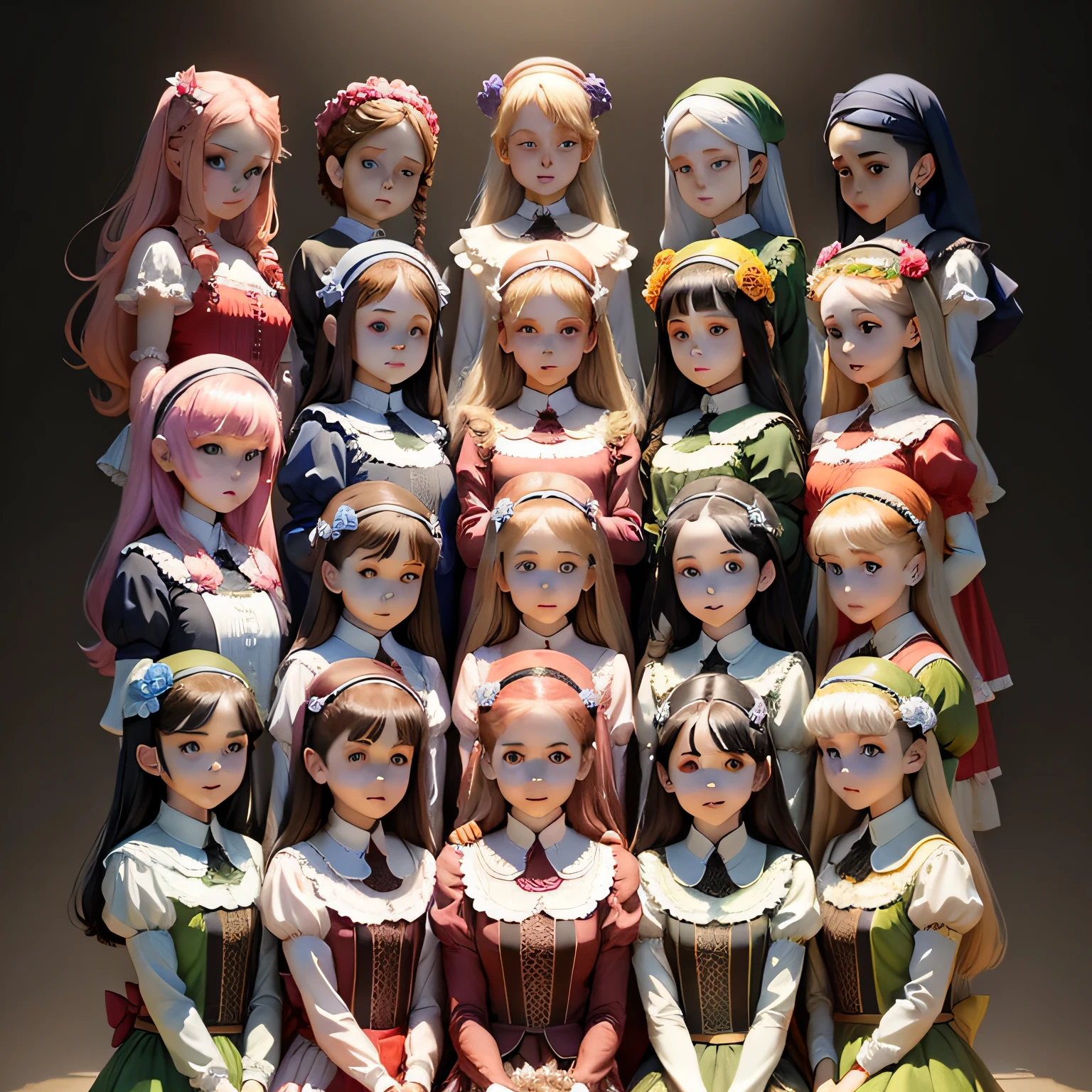 Twelve cute sisters and older brothers,quadratic element
