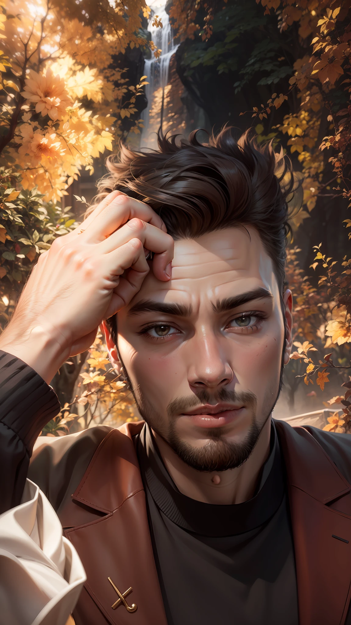 Change Background Handsome Boy realistic face and 8k HD quality