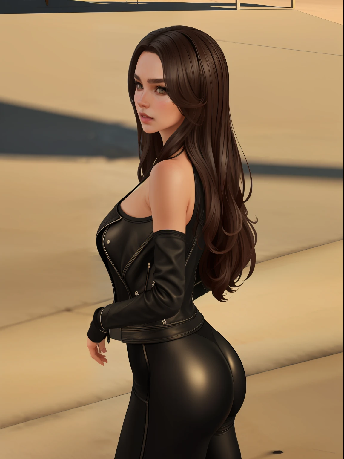 Beautiful 15-year-old girl from Japan, thin figure, brunette
symmetrical eyes, (beautifully detailed face, beautiful detailed eyes), dramatic lighting, (photo realism:1. 4), realistic, sharp focus, HD, highly complex, intricate, photography, hyperrealism, hyperrealistic, raytracing, physics-based rendering, ((8k, RAW photo, masterpiece), High detail RAW color photo, (highest quality), (best shadow), (best illustration), ultra high resolution, highly detailed CG unified 8K wallpapers), rim lighting, vivid color, post-processing, vibrant, color grading, She is walking on the beach wearing a swimsuit and showing her butt, big waves in the background