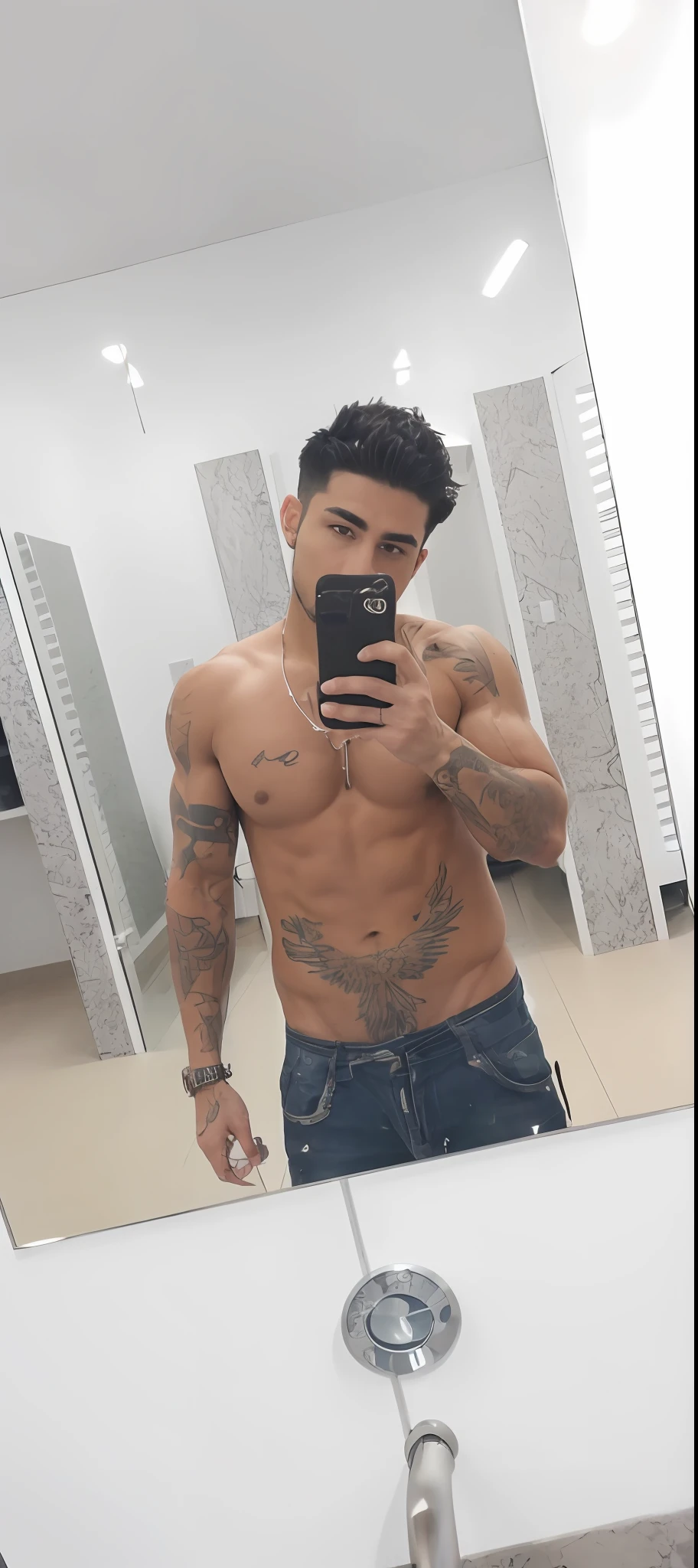 Muscles, tatuagens, tatuagem, guerreiro, lutador, Realismo, hiper, latino americano, cabelo cacheado, moreno, Defined muscles