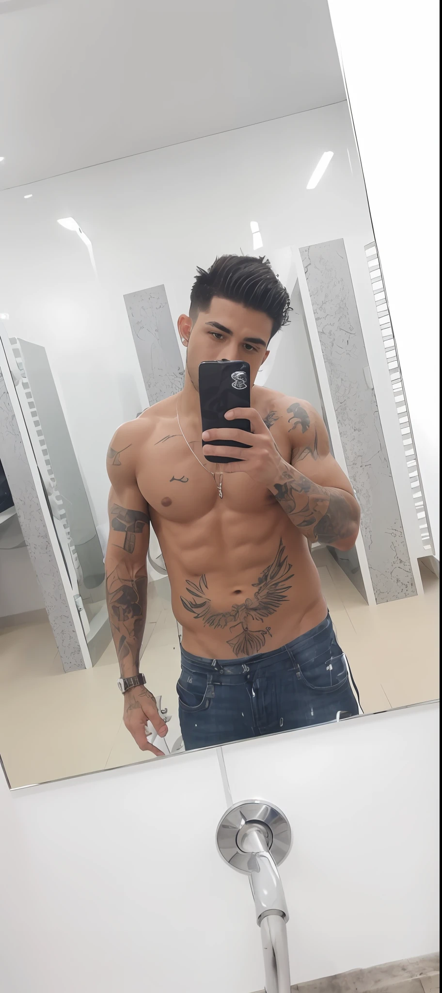 Muscles, tatuagens, tatuagem, guerreiro, lutador, Realismo, hiper, latino americano, cabelo cacheado, moreno, Defined muscles