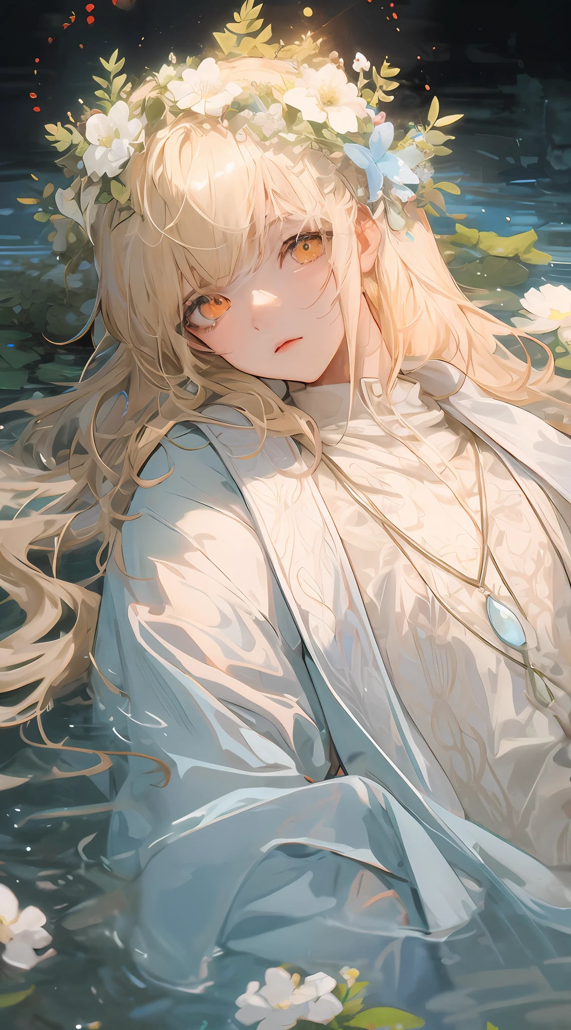Delicate and beautiful orange eyes