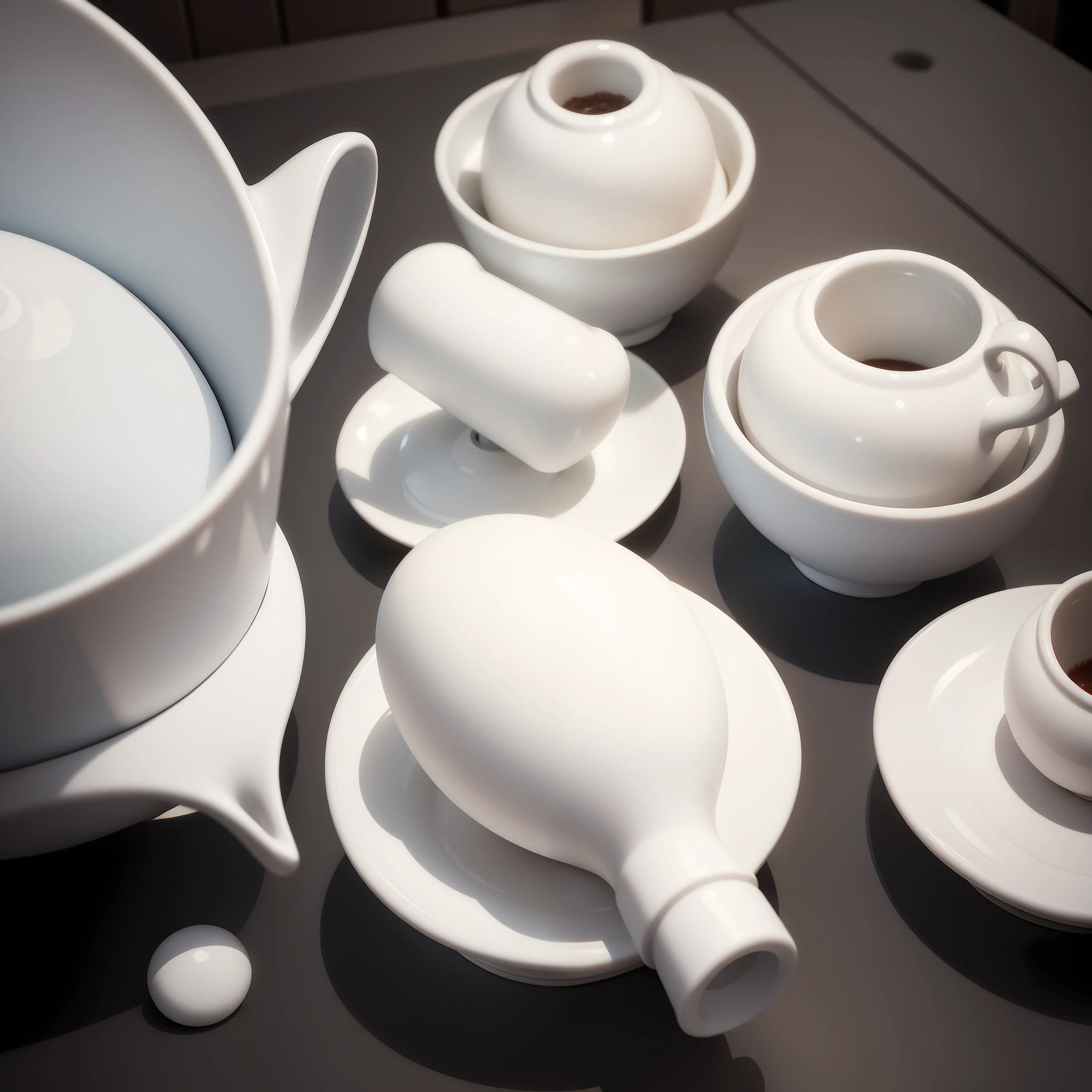 White ceramic material