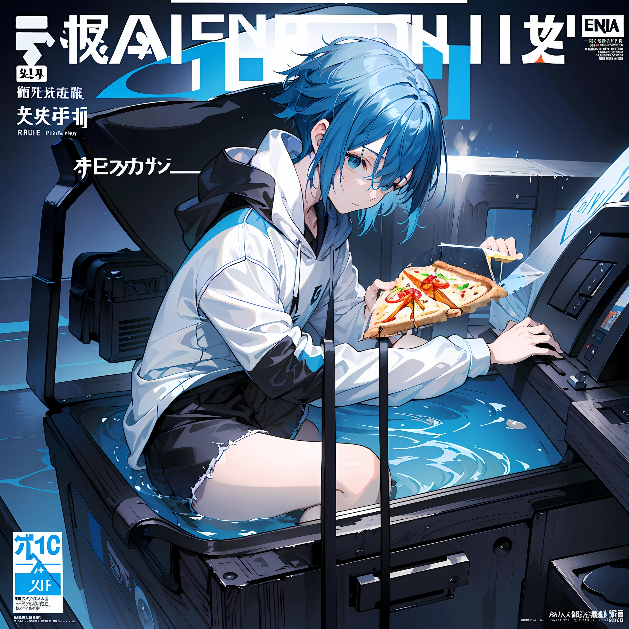 "Delicious triangular pizza with melted cheese and a crispy crust."