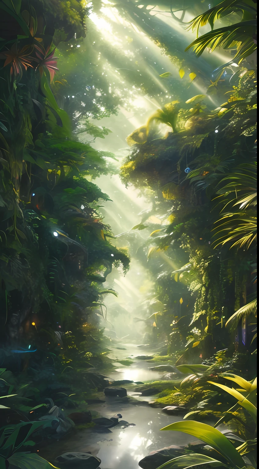 Digital illustration, Detailed and intricate, The dense jungle is full of exotic plants and animals, Sunlight shines through the canopy,Produces a mottled effect. In the style of Yoshitaka Amano and Hayao Miyazaki, Masterpiece, Proportional, Detailed, trending on artstationh, Beautiful lighting, Realistic, Intricate, Award-Awarded, 4K, highest quality
Award-winning, 4K digital painting in the style of Yoshitaka Amano. Detailed and intricate depiction of a zombie apocalypse, cleverly capturing the chaos and drama of the scene. Beautiful lighting and cinematic composition make this piece a true masterpiece, trending on artstationh