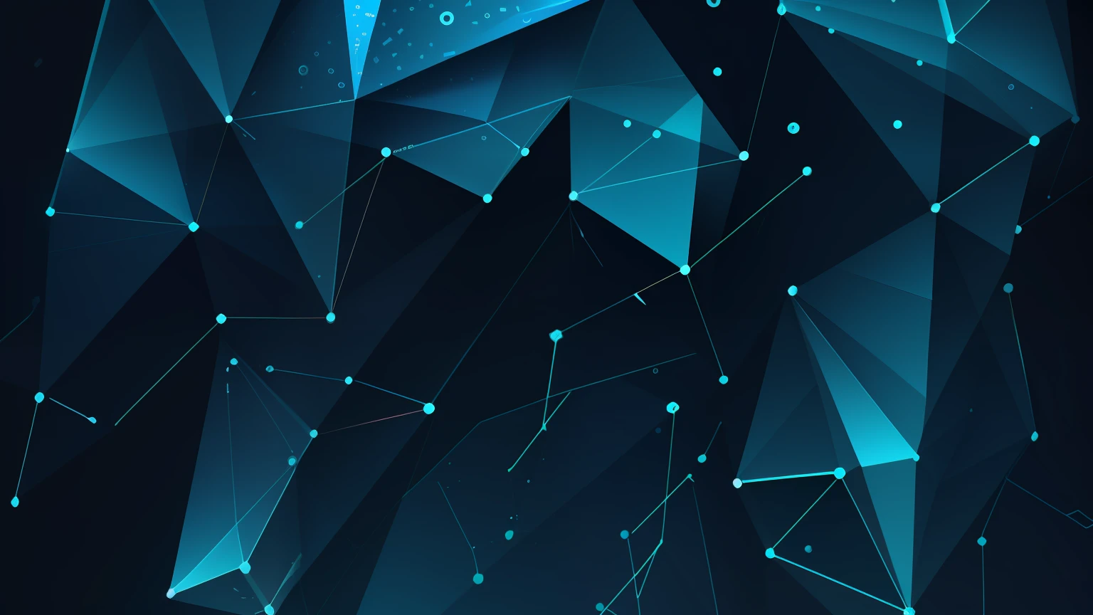 Close up of blue abstract background with lots of dots, geometric shapes background, Cyber background, dark abstract background, Geometric shapes and lines, fundo futurista, abstract tech, angular background elements, abstract geometrical shapes, abstract design. Blue, triangles in background, Abstract geometric, Geometric polygons, Geometrically realistic, Computer wallpaper