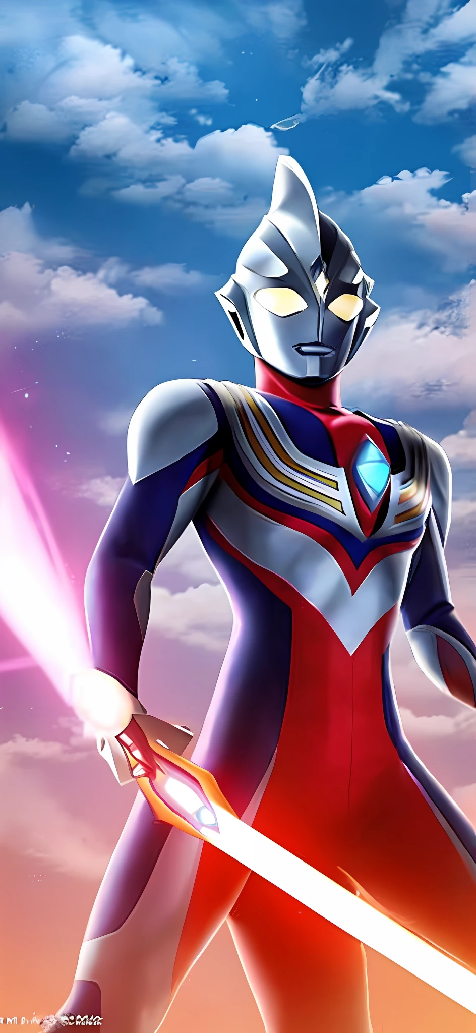 On the roof stood a man in a suit, s Ultraman, ultra mega detailed, ultra hyper-detailed, an epic anime of a energy man, Today's featured anime stills, ultra instinct, anime big breast,s Ultraman, Tokusatsu, anime cgi style, offcial art, anime cgi, movie still of robot goku, Super Super Super Ultra Ultraman with a lightsaber