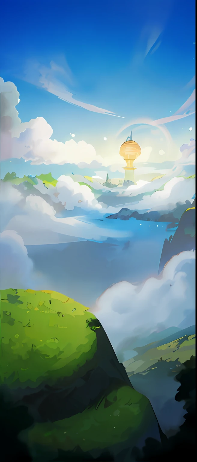 Cloud fog,Thick clouds,rich details,Realistic light and shadow, a 3D render, Incorporates elements of Disney cartoon style.high definition detail,Hyper-detailing,Cartoony,the soft light,Deep field focus bokeh,