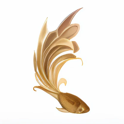 filigree,Fluorescent goldfish