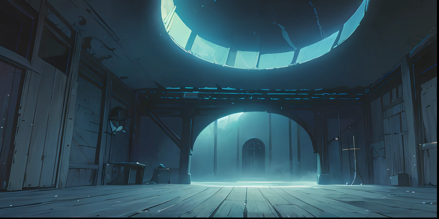 A fantasy world under the dark sea,Deep lights shimmer inside the giant cube,It creates a grand sense of space and realistic cinematic effects。Ultra-high-definition picture quality,The result is clear and detailed detail。Special effects for lens flare and aperture 16,Add mystery and drama to the picture。
