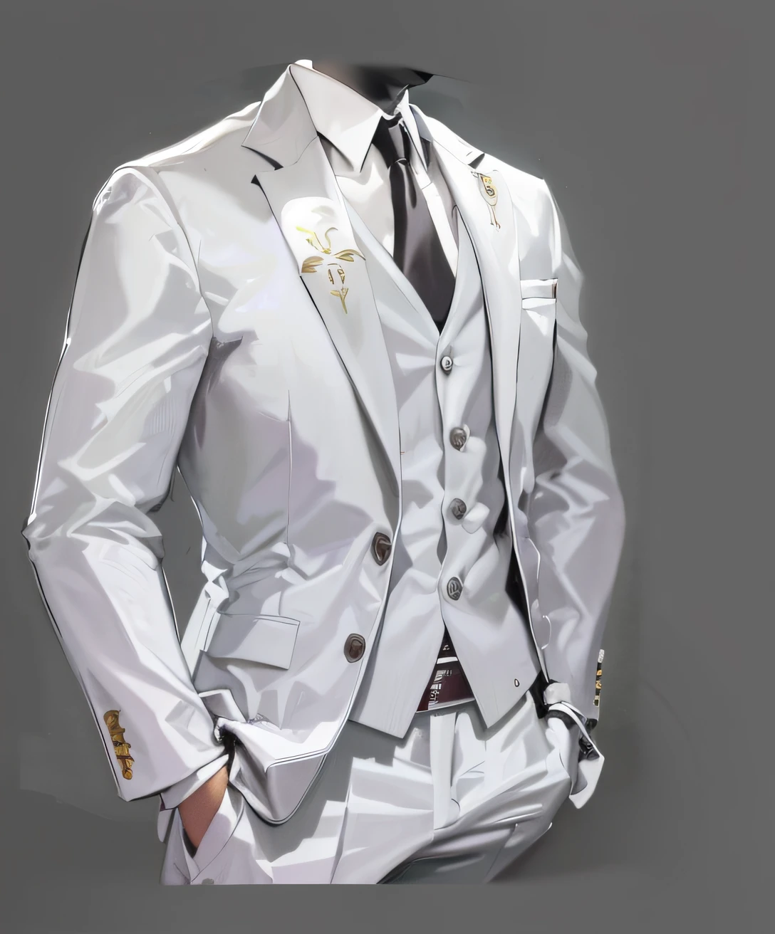 tmasterpiece，A high resolution，best qualtiy，white business suit，,Two-dimensional anime style，