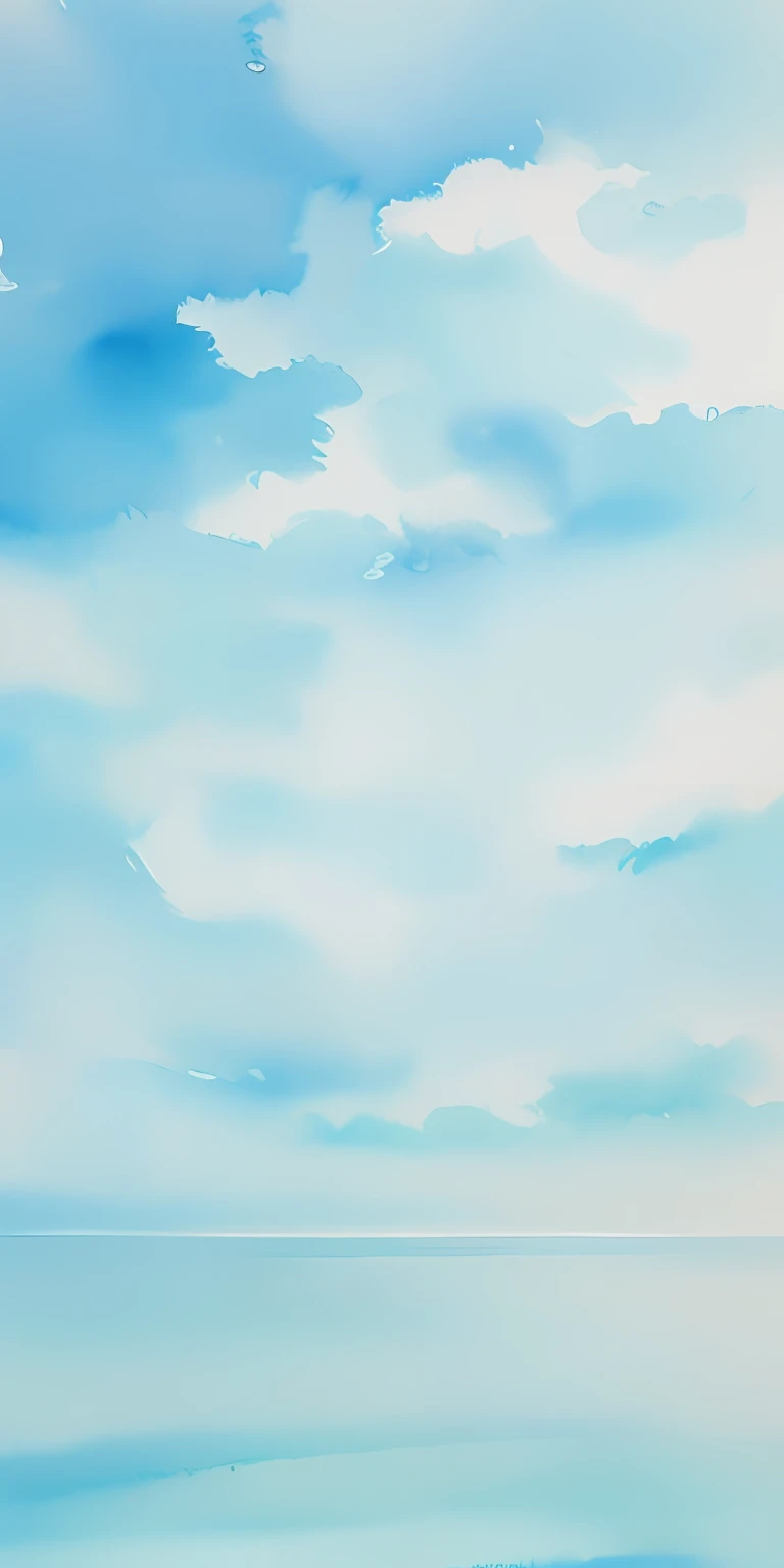 aquarelle,oil painted,dull blue cloudy background, flat water color texture, soft blue texture, Cloud background, background soft blue, Cloudy background, Light blue mist, digital watercolor, clouds background, Light blue sky, Soft clouds, soft digital painting, watercolor digital painting, painted in high resolution, arte de fundo, cyan mist