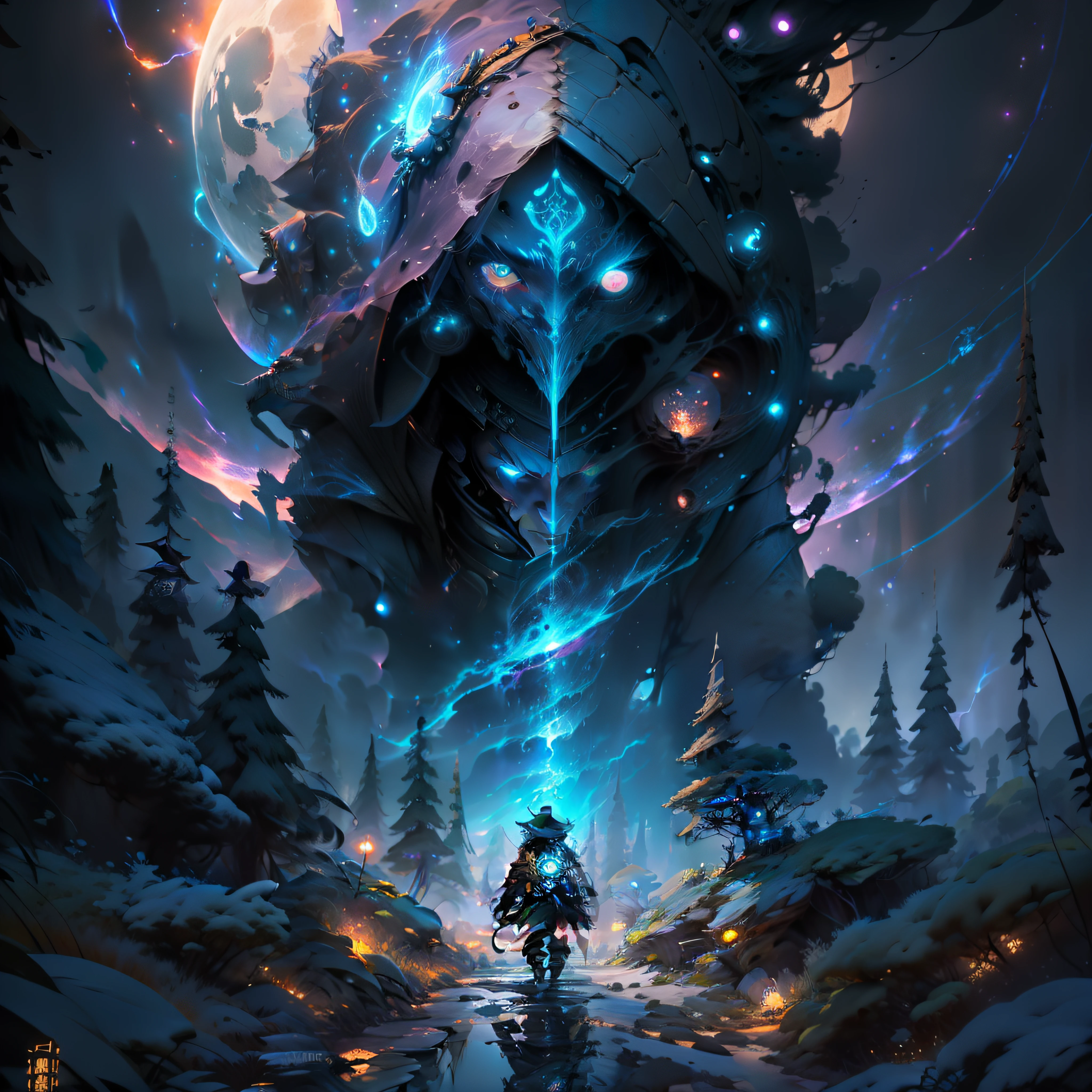 （（best qualtiy））， （（tmasterpiece））， （The is very detailed：1.3）， 3D， In the distant future，The line between science fiction and fantasy has disappeared，the world is a tapestry of awesome wonders。Enter a universe where magic and technology coexist in harmony，shaping the destiny of civilizations across vast expanses of space。At the heart of this field is celestial relations，An interstellar center of mysterious energy and technological wonders。Over here，Arcane knowledge is intertwined with cutting-edge science，A society was born in which spaceships were filled with the power of ancient spells，Occult art, on the other hand, enhances technology。As a young explorer，Embark on a grand adventure，destined to unlock the secrets of the Celestial Nexus。As you travel through the unknown territory of the universe，Encounter various civilizations full of creatures with extraordinary abilities。From the ethereal Elven Spire，There perfected the art of traveling across dimensions，to the cybernetic enclave of the Android group，Witness the tapestry of life where magic and technology intertwine。Unleash your potential，Because you adapt to the energy flowing through the Nexus。Take advantage of ancient spells of forgotten witchcraft，Propell your starship through the vast universe。Engage in epic battles against cosmic abominations and intergalactic tyrants，Wield an enchanted weapon infused with future enhancements。As you delve deeper into the enigmatic realms of the Celestial Nexus，Uncover the origins of this harmonious blend of magic and technology。Discover ancient prophecies，These prophecies foreshadow catastrophic events that could upset this delicate balance。Unite with a group of extraordinary creatures，Everyone has their own magical talents and technical expertise，Embark on a dangerous exploration，to save Nexus from imminent destruction。In this epic saga，Your choices will shape the fate of the world