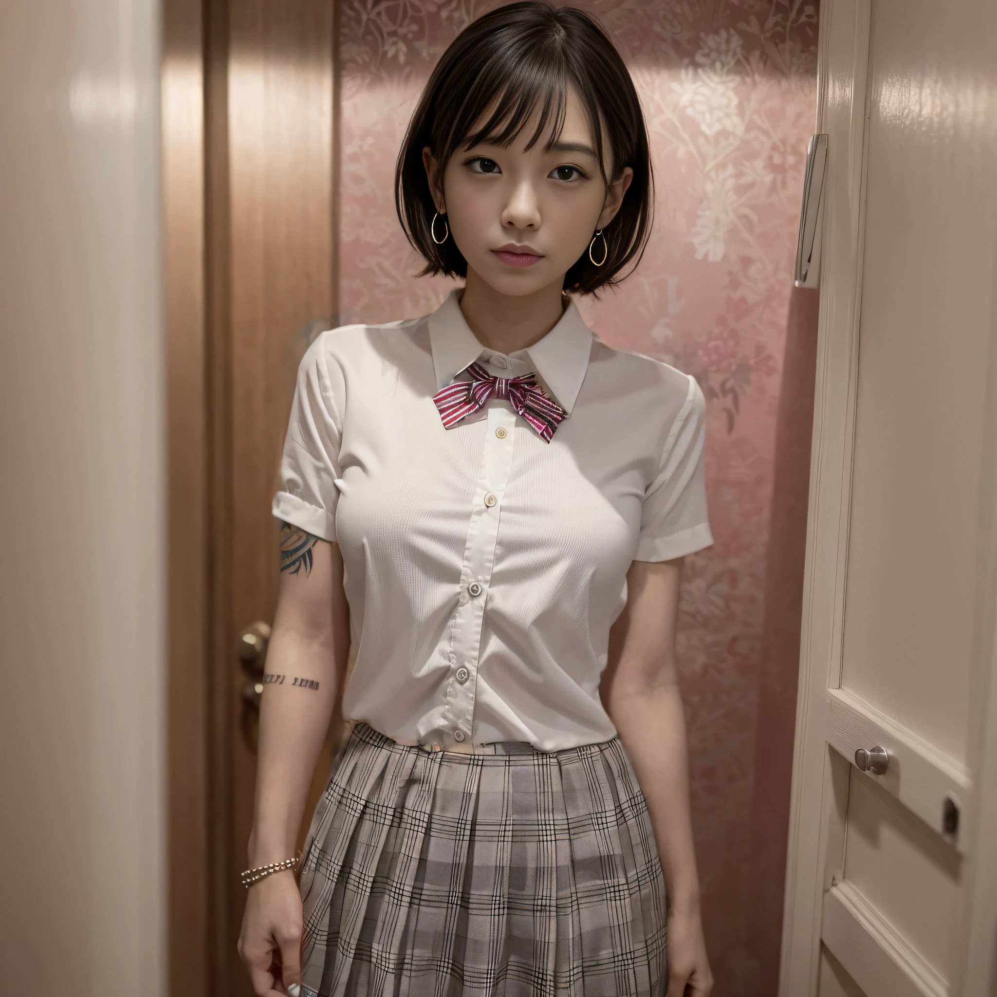 Girls' School Uniform、bow ribbon
