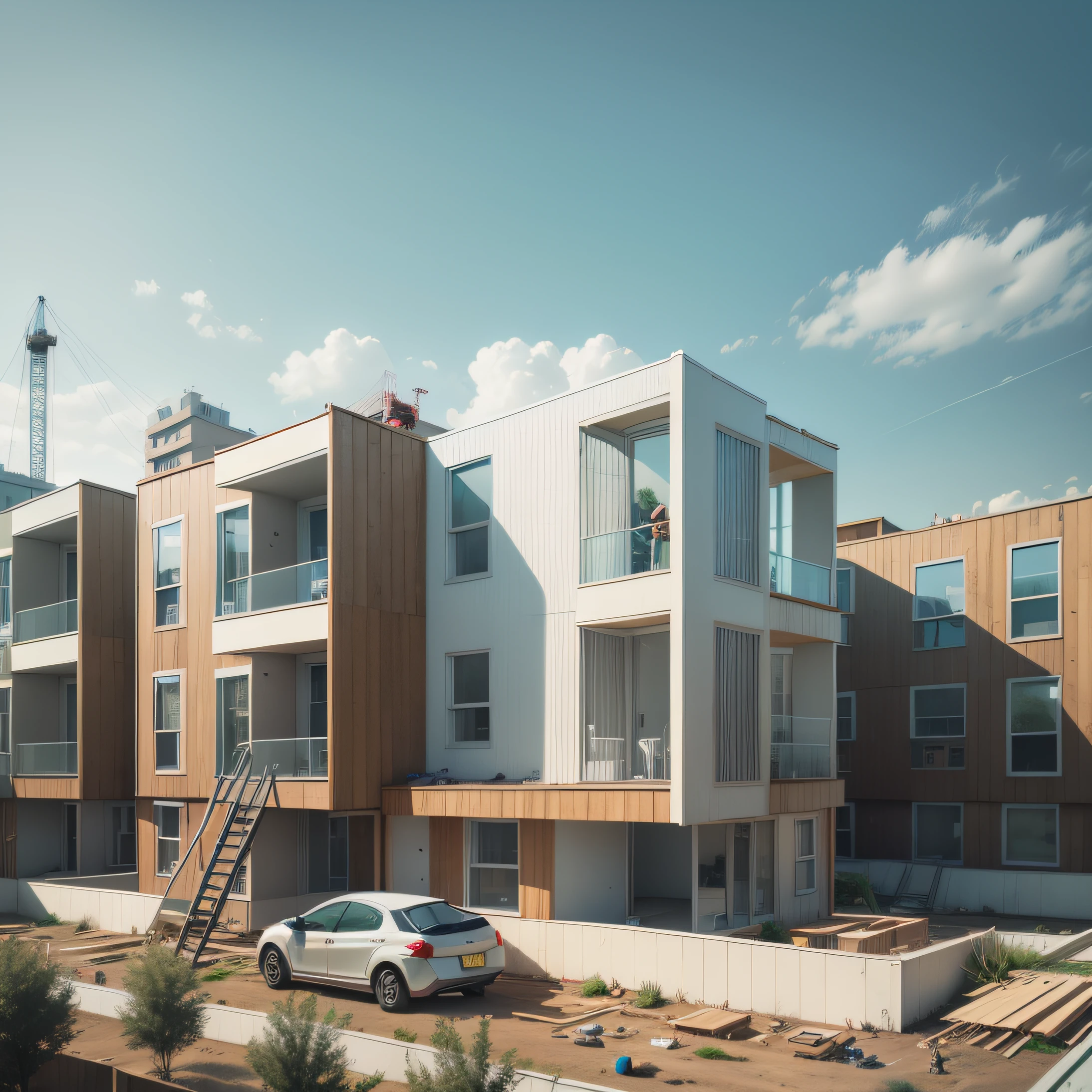 Individual housing construction projects for urban residents