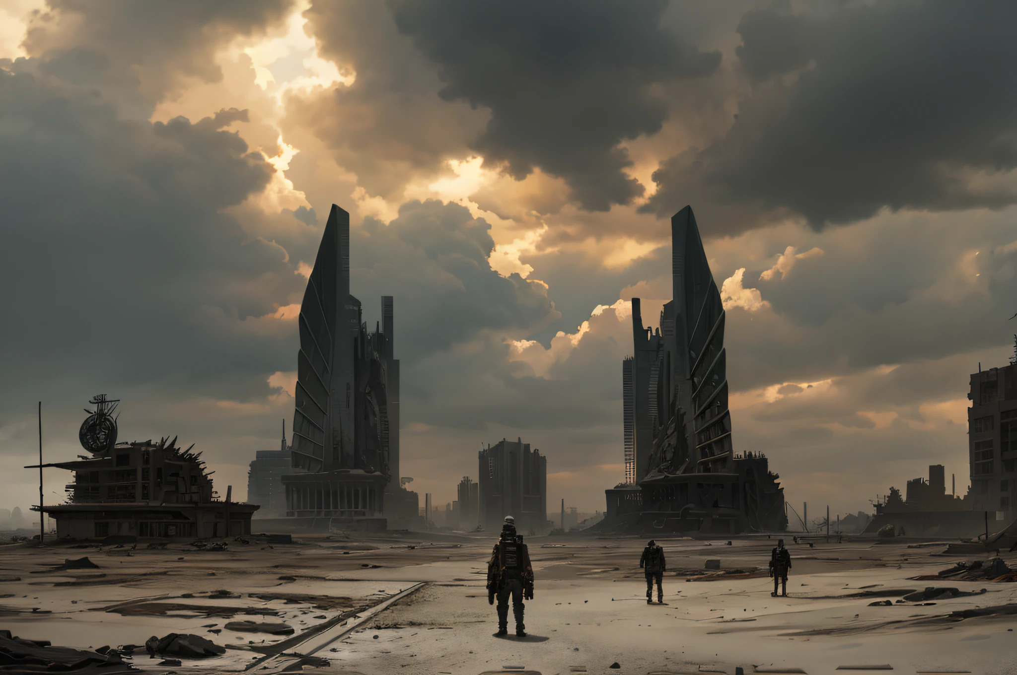 post apocalyptic monument