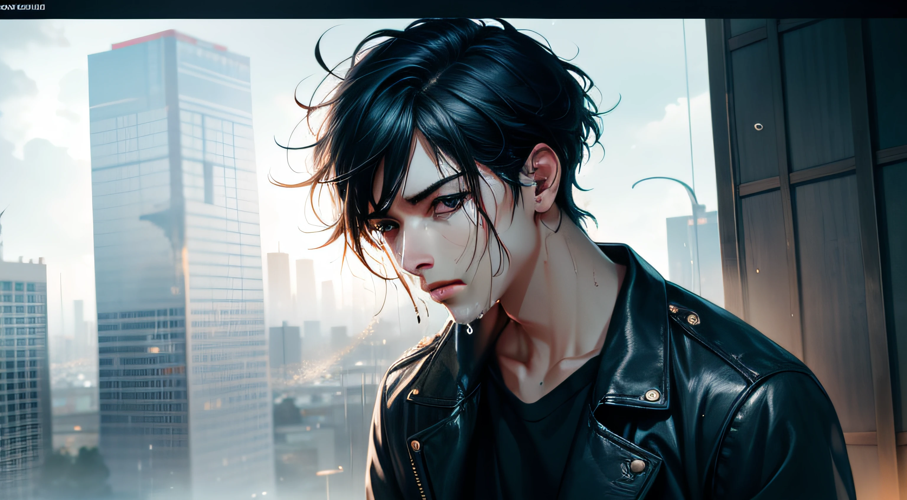 Black colored eyes