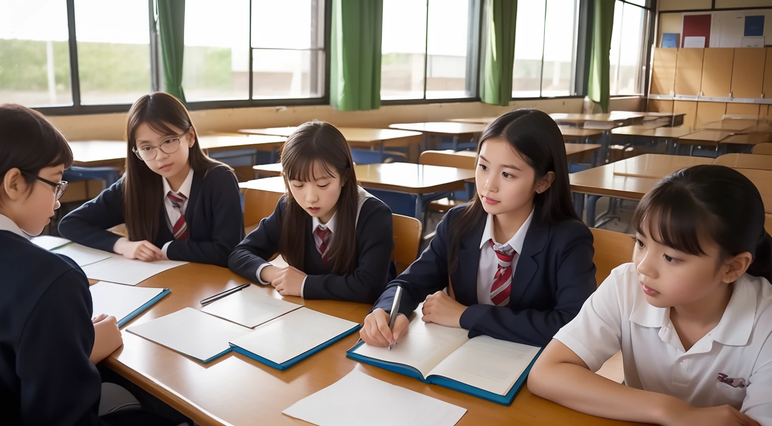 In the classroom, Teachers give lessons for students.
break
Under this guidance, Students are committed to absorbing new knowledge, Continue your learning journey.