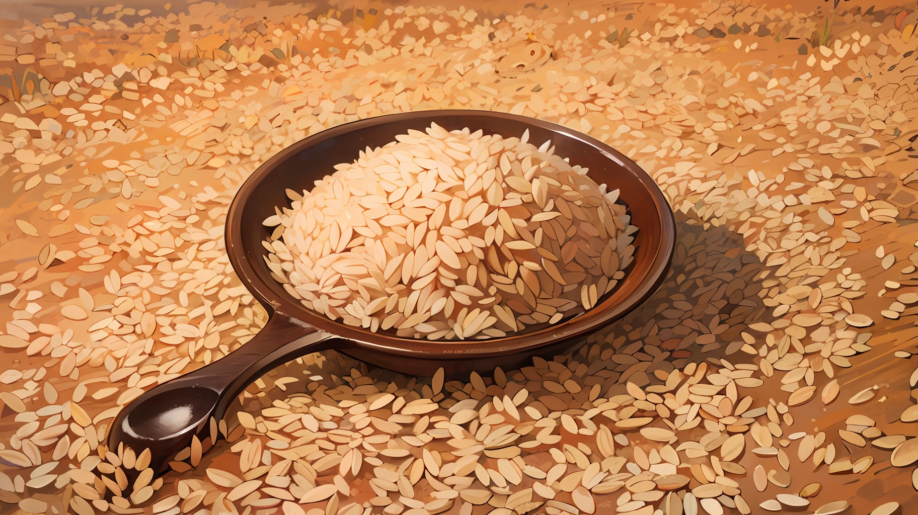 Rice, brown, brown rice, Arroz, arroz integral, arroz cozido, arroz, brown rice, rice brown, integral, spades, naturais, natureza, nature, linda, fotorrealismo, fotorrealista, ultrahd, 4k, texturasdetalhadas, sombras detalhadas, cores detalhadas, por do sol, sol se pondo, sunset, natureza linda, fundo preto, por do sol, sol se pondo, contraste detalhado, contraste realista, alta resolução, texturas ultra hd, texturas realista, texturas fotorrealistas, --auto