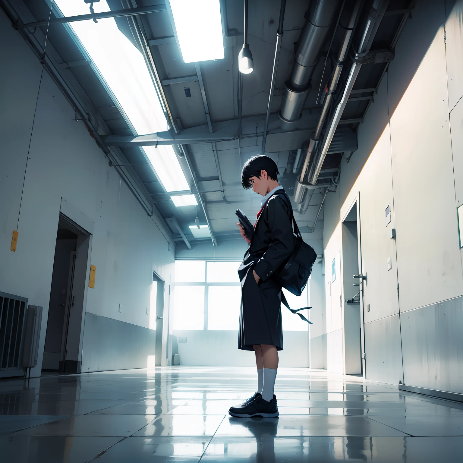 photographers，schoolboy，Minimalism, hyper HD