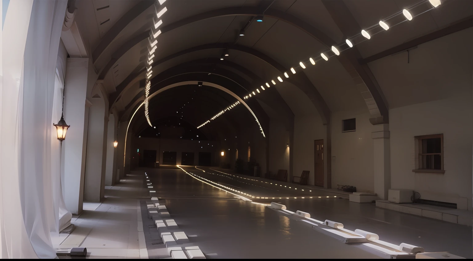 Lighting lights，beam of light