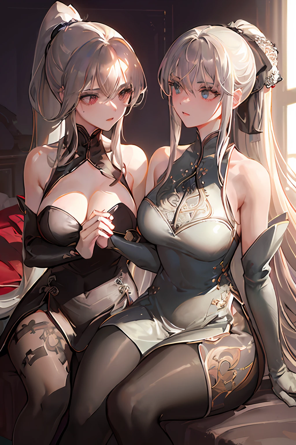 Royal sister black silk abstinence