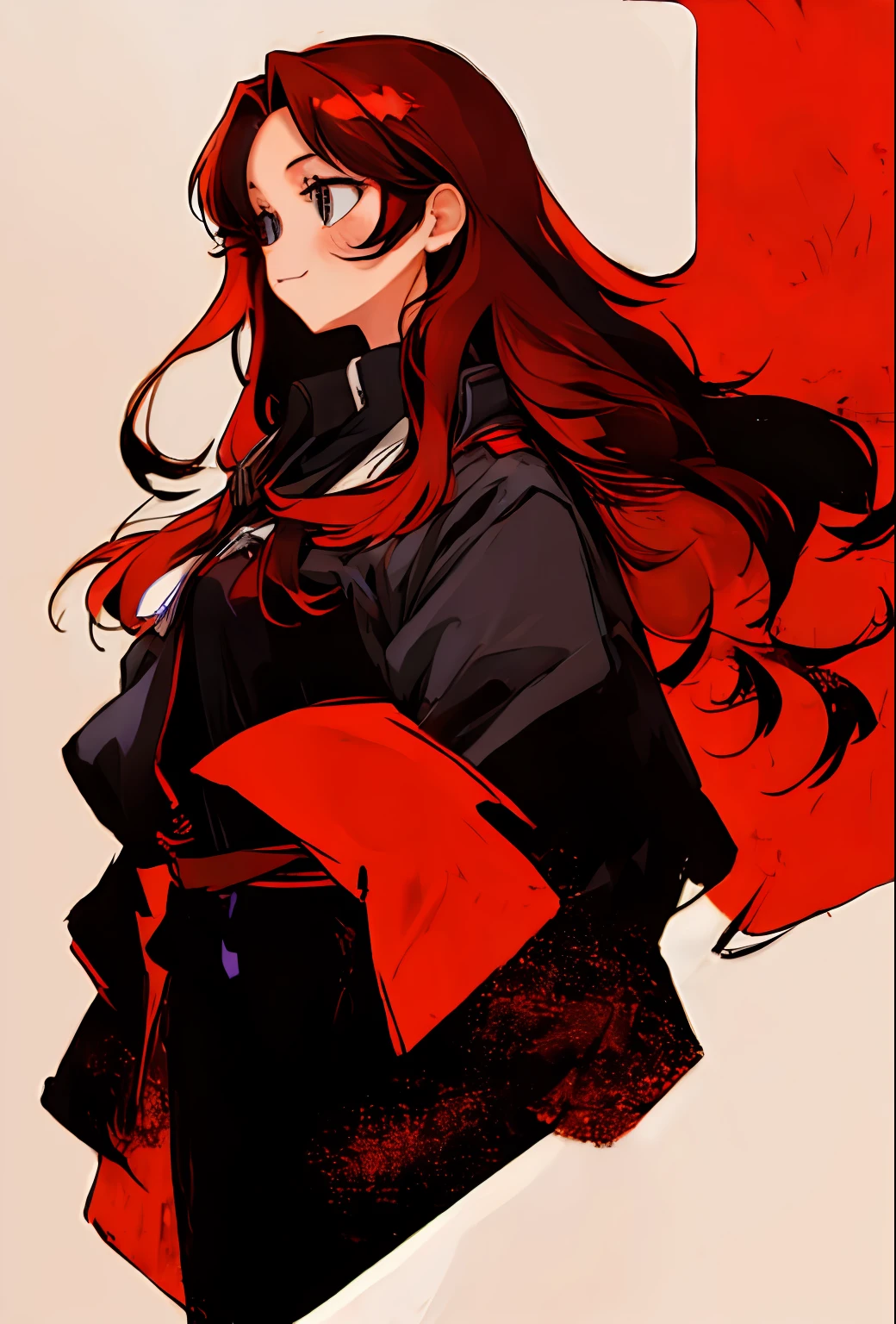 Red-haired, Long-haired