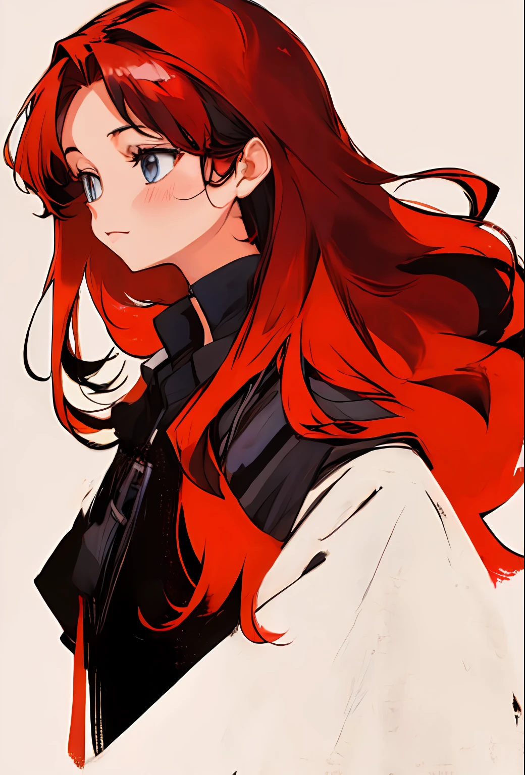 Red-haired, Long-haired