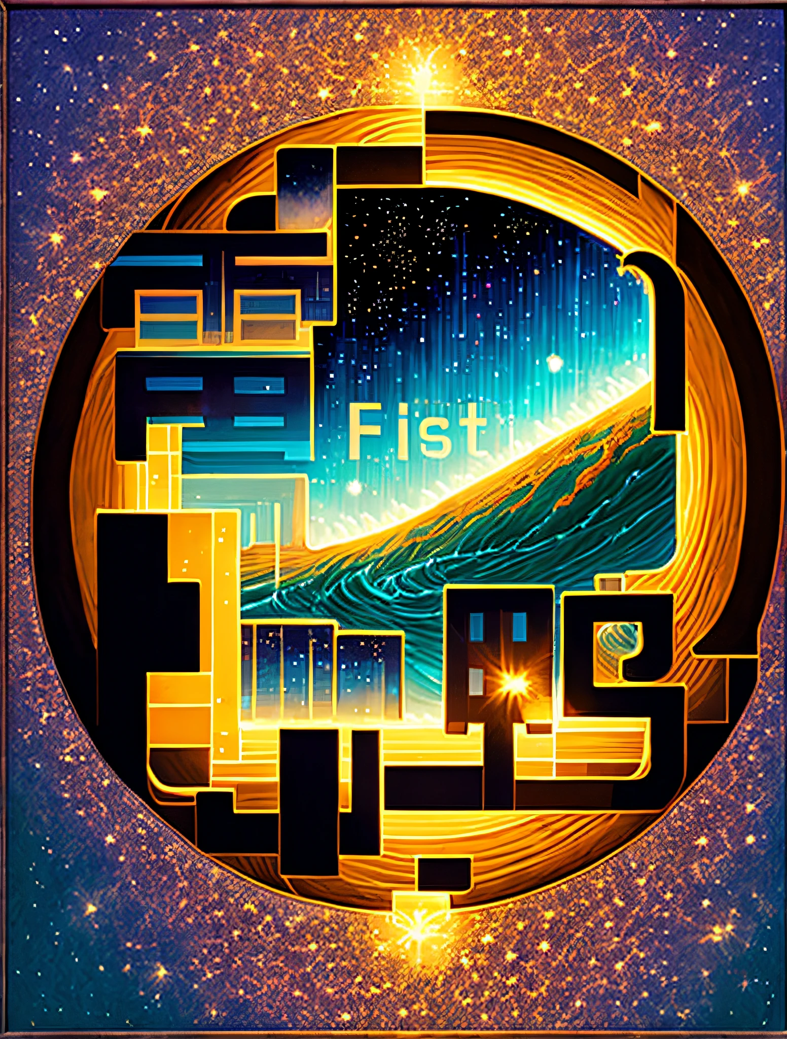 Beautiful earth full of water and lava, Intricate, Masterpiece, expert, insanely details, 4K, composition, The frames, Centered, symetry, picure, Intricate, voluminetric lighting, Beautiful, rich deep colors masterpiece, Sharp focus, Ultra detailed, in the style of dan mumford and marc simonetti, astrophotography