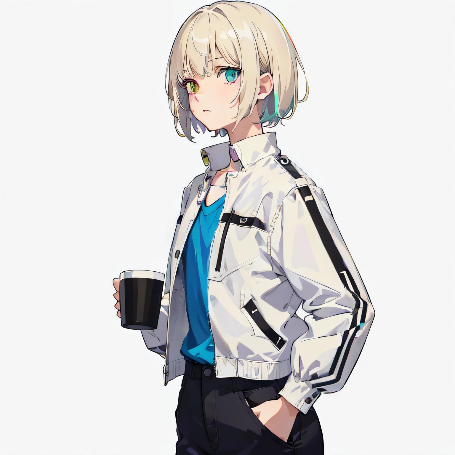 blue plain casual shirt