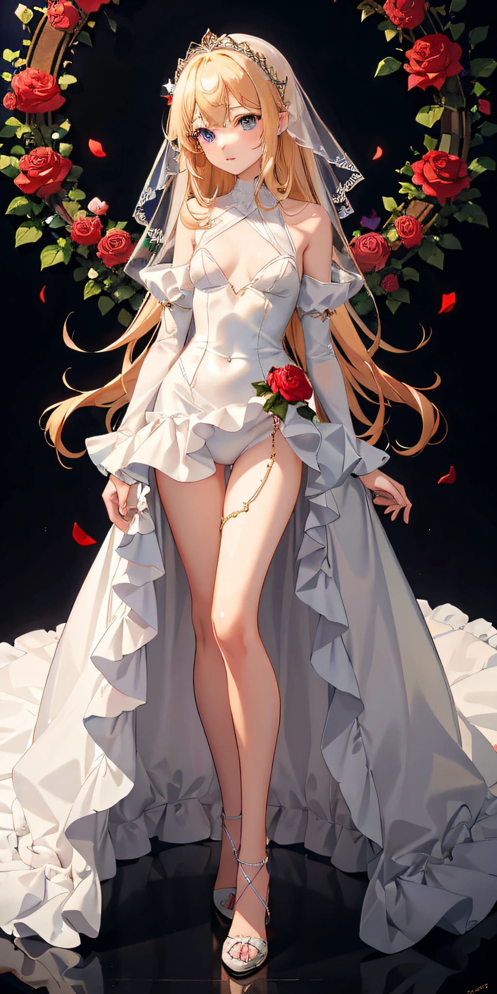 ((masterpiece)), (top-quality), (detaileds),4K resolution. 1 Girl Sharp Focus、a blond,Princess Cut,odd eye,Older sister,diet,long,Red Rosa,tiarra,Black Dress,curlyhair,small tit,small tits,Cool,Rose Dress,embroideries,oriental,A sexy,Sareme,garden,Sunnyday,blue-sky,Confetti、small nose,narrow nose and small nose,,,,,,,,,,,,,,,,,,,,,,,,High small nose,small nostrils,see -through,Full body like,oblique,1girl in,Golden hair color,Light hair color,Beige hair color,Rosa,Red Rose,Rosa,Red Rose,Rose Dress,weddingdress,Arm Cover,Adults,adult lady,veils,Kamimei,Red Rose,Rosa,Rosa,Rosa,Rosa,Rosa,Red Rose,Big sister,adult lady,adult lady,adult lady,,adult lady,adult lady,Adult Women Mermaid Dresses,Mermaid Dresses,corsets,corsets,corsets,corsets