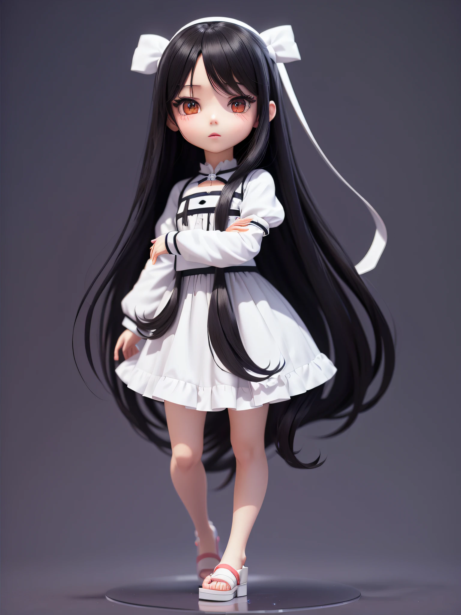 Anime – Style girl in white dress with long black hair, render of a cute 3d anime girl, anime styled 3d, 3d anime girl, Stylized anime, photorealistic anime girl render, Anime Girl with Long Hair, Cute anime waifu in a nice dress, young anime girl, realistic anime 3 d style, realistic young anime girl, anime stylized