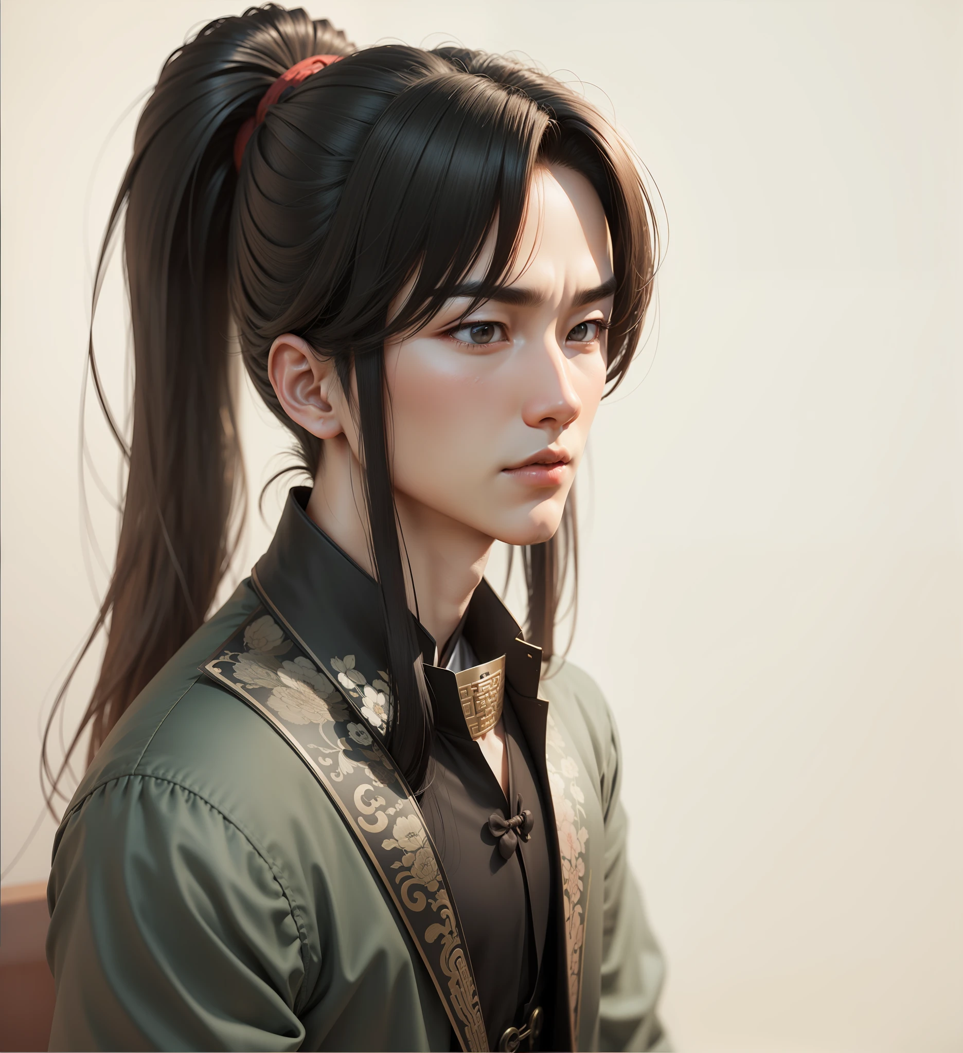 3d Chinese ancient style young handsome guy