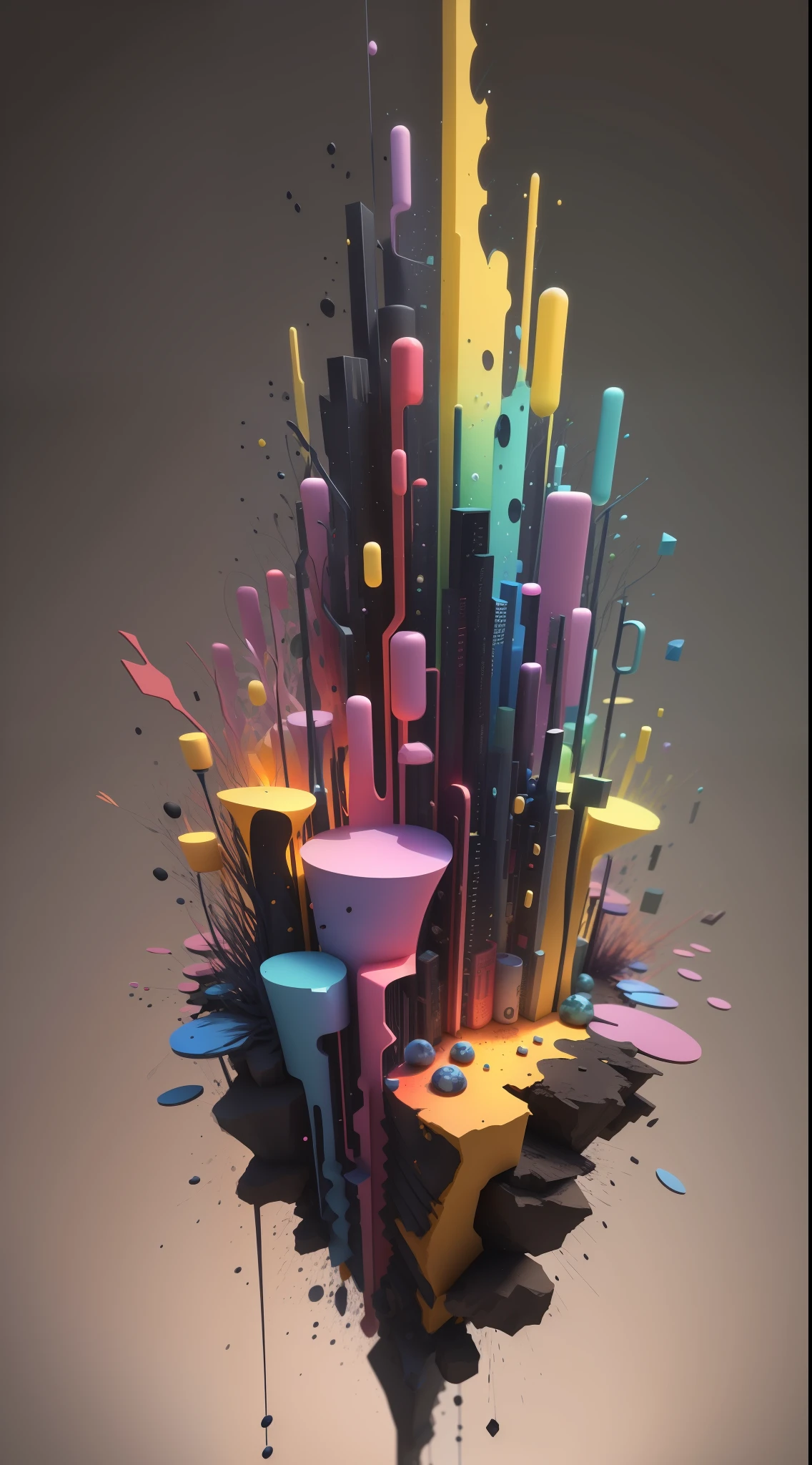 3d watercolor abstract,dark background,high resolution,high quality,colorful