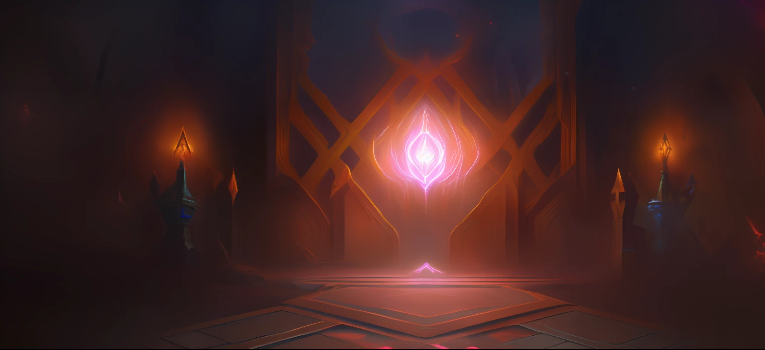 Dark room,There is a light, 8k hd wallpaperjpeg artifact, 8k hd wallpaperjpeg artifact, matte painting arcane dota pixar, concept art magical highlight, studying a hell open rift portal, taliyah, portal into anotheer dimension, detailed cinematic shot, magical glowing time portal, ornate border + concept-art