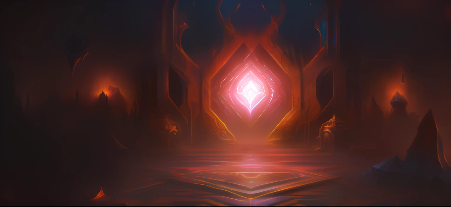 Dark room，There is a light, 8k hd wallpaperjpeg artifact, 8k hd wallpaperjpeg artifact, matte painting arcane dota pixar, concept art magical highlight, studying a hell open rift portal, taliyah, portal into anotheer dimension, detailed cinematic shot, magical glowing time portal, ornate border + concept-art