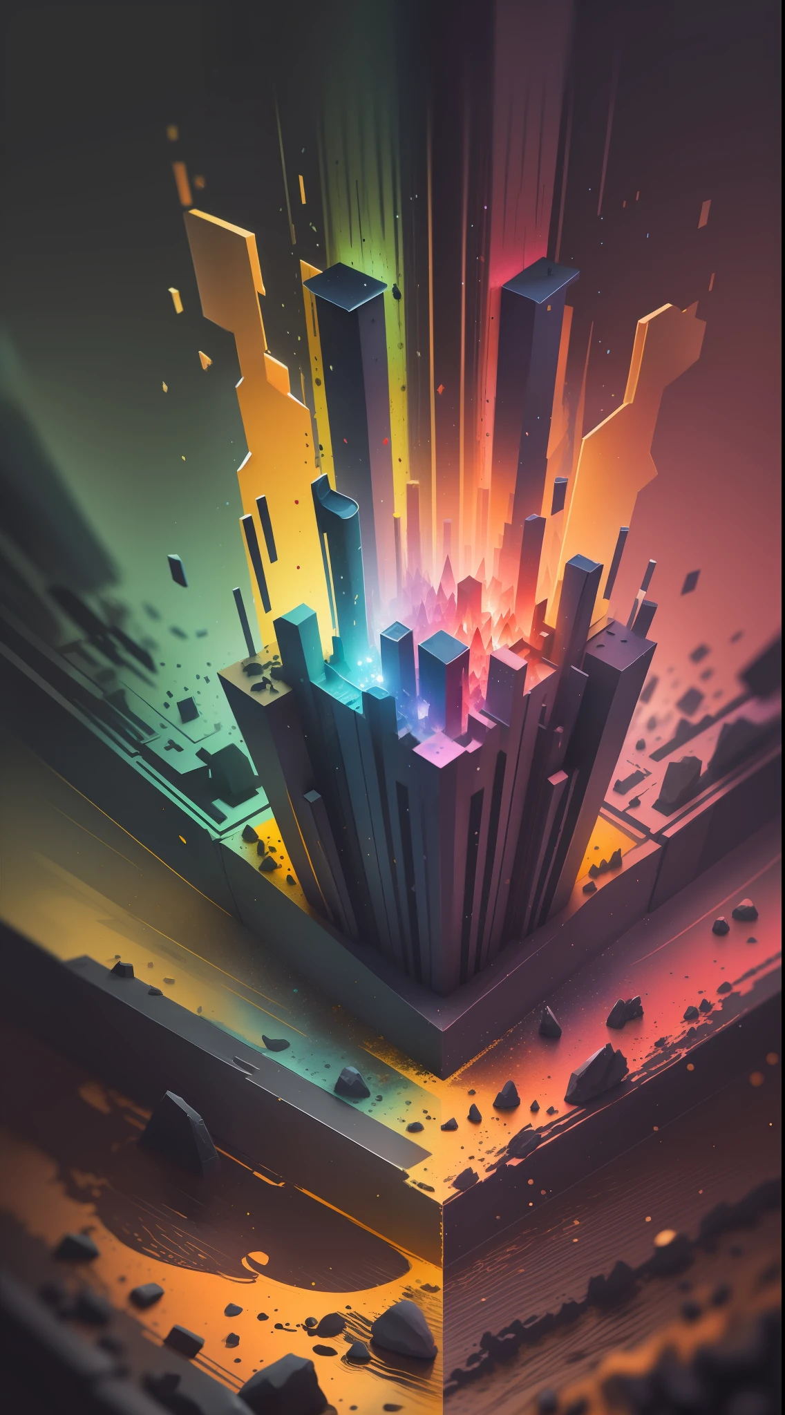3d watercolor abstract,dark background,high resolution,high quality,colorful
