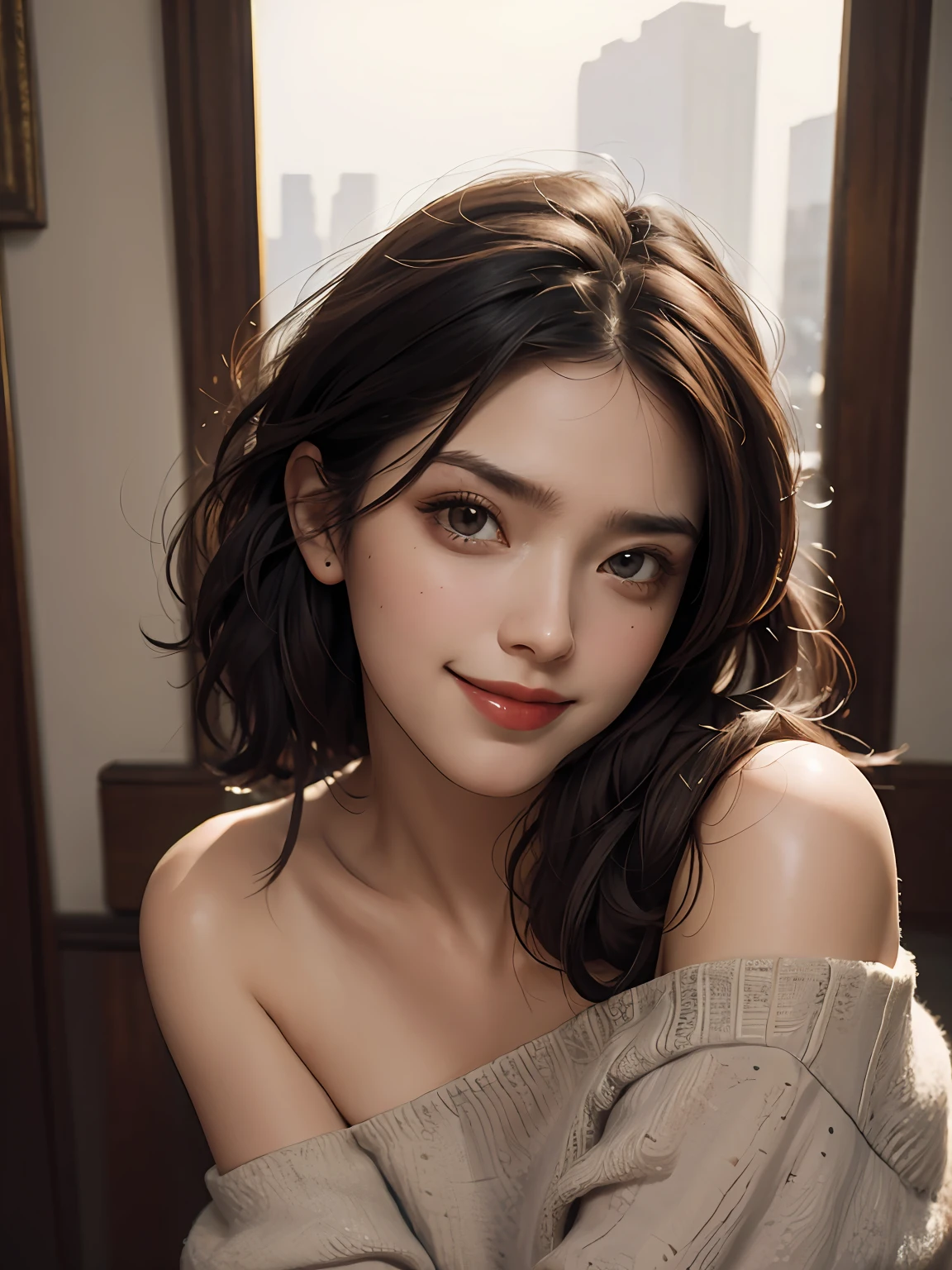 Seductive smile