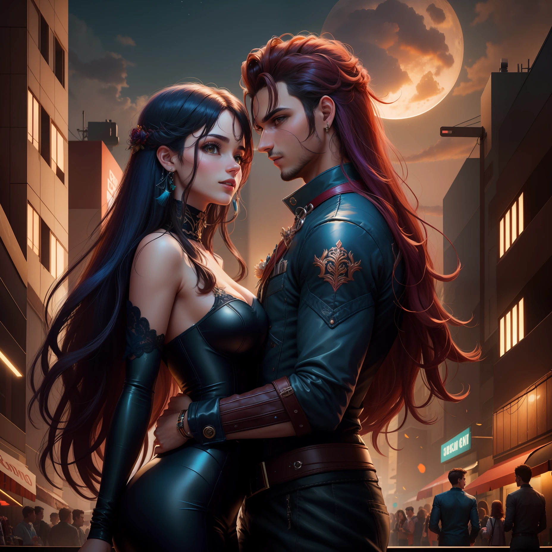 Casal jovem fofo, Romantic 4K Resolution