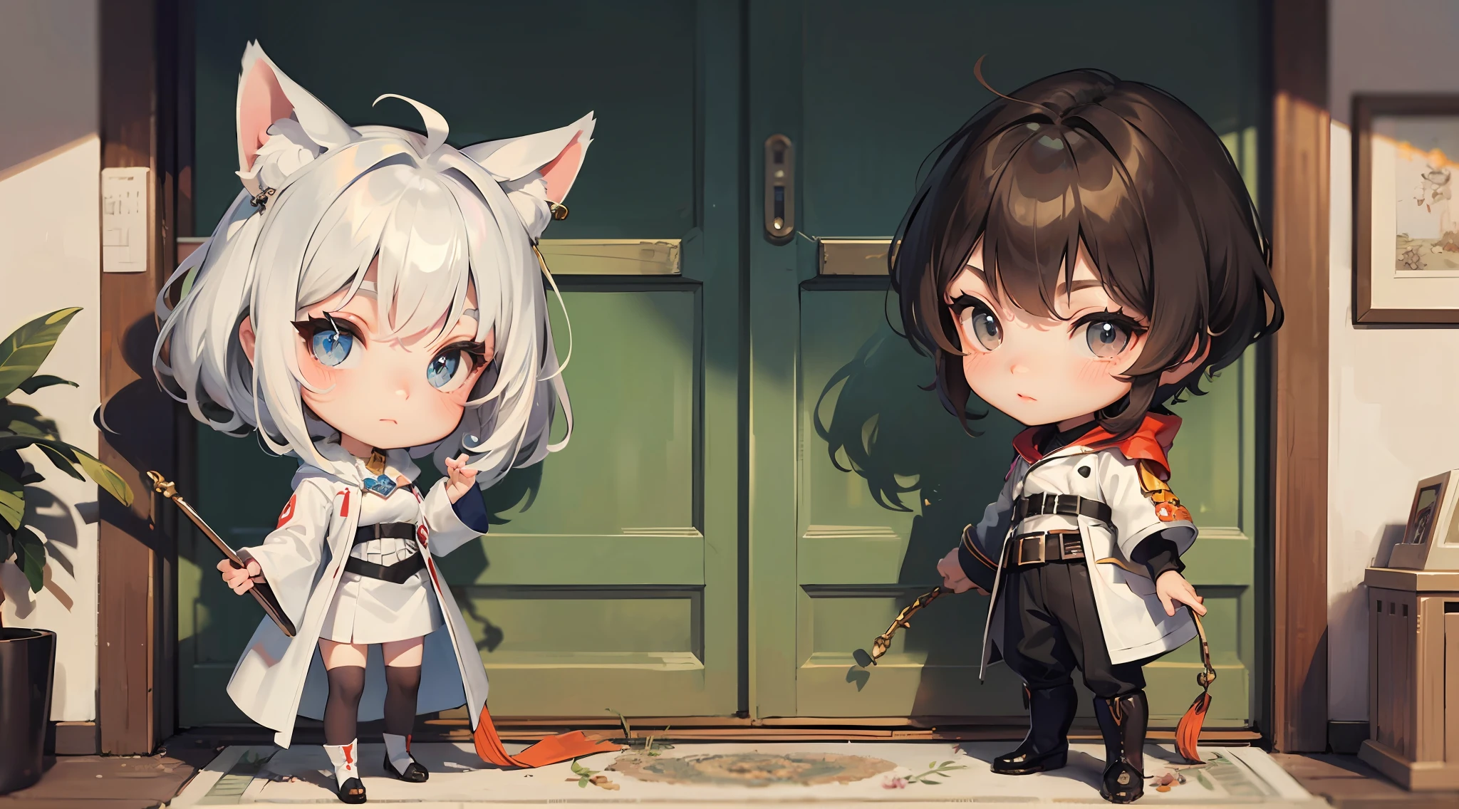 Character Boy (man) Chibi Adventurer Costume --auto