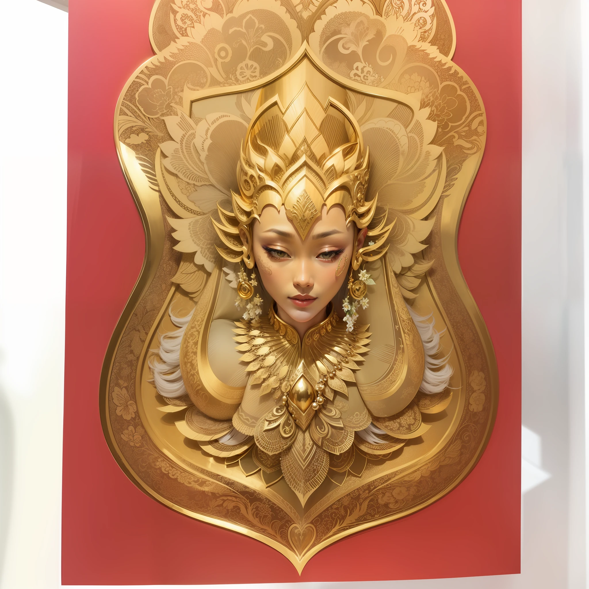 Thai style，Gold pattern，High-end elegance and gorgeousness，Pattern pattern