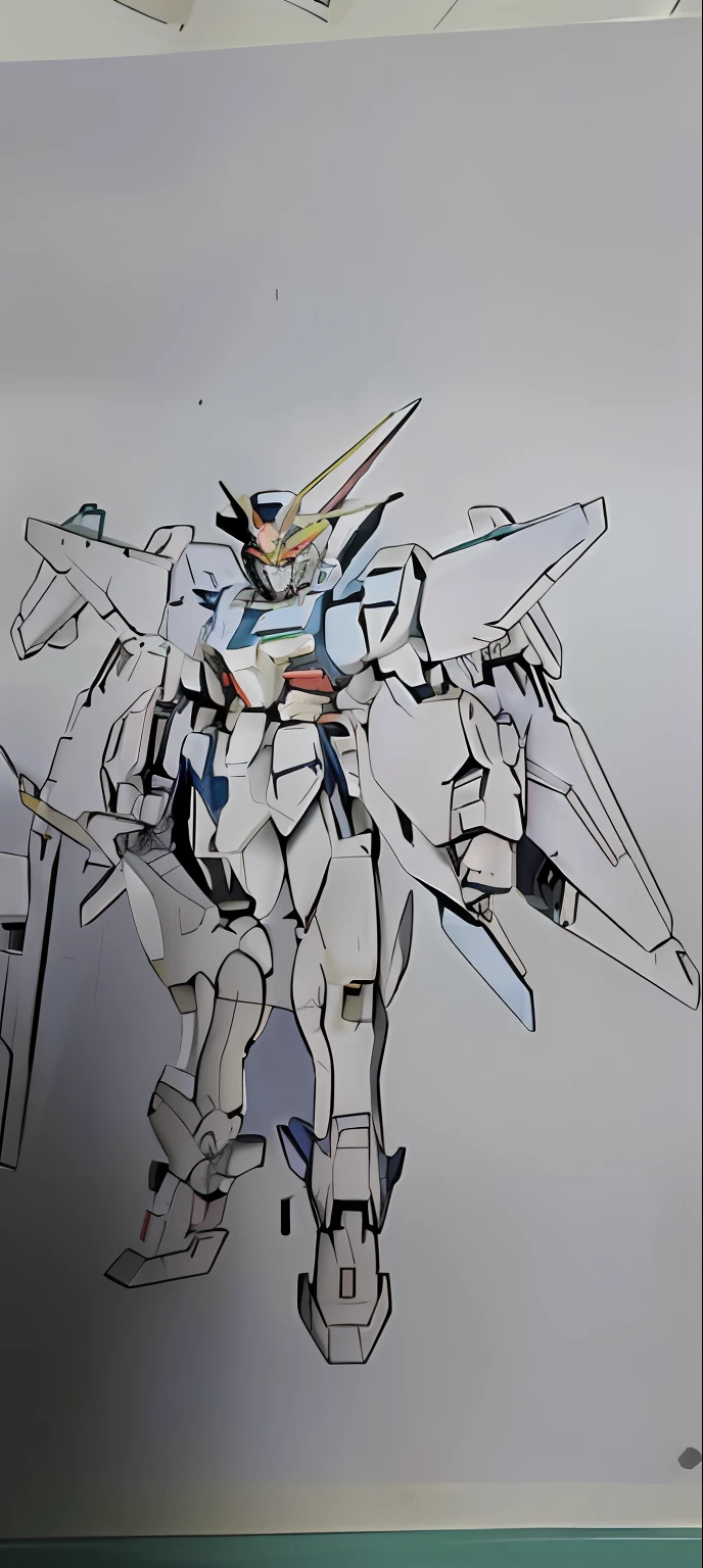 Draw a robot with a gun and gun in his hand, gundam is windmill shaped, pterodactyl mecha, greek god in mecha style, # Mecha, gundam style, Mecha Inspiration, cool mecha style, gundam wing style armor, Mecha wings, anime large mecha robot, on a gundam, Mobile Suit