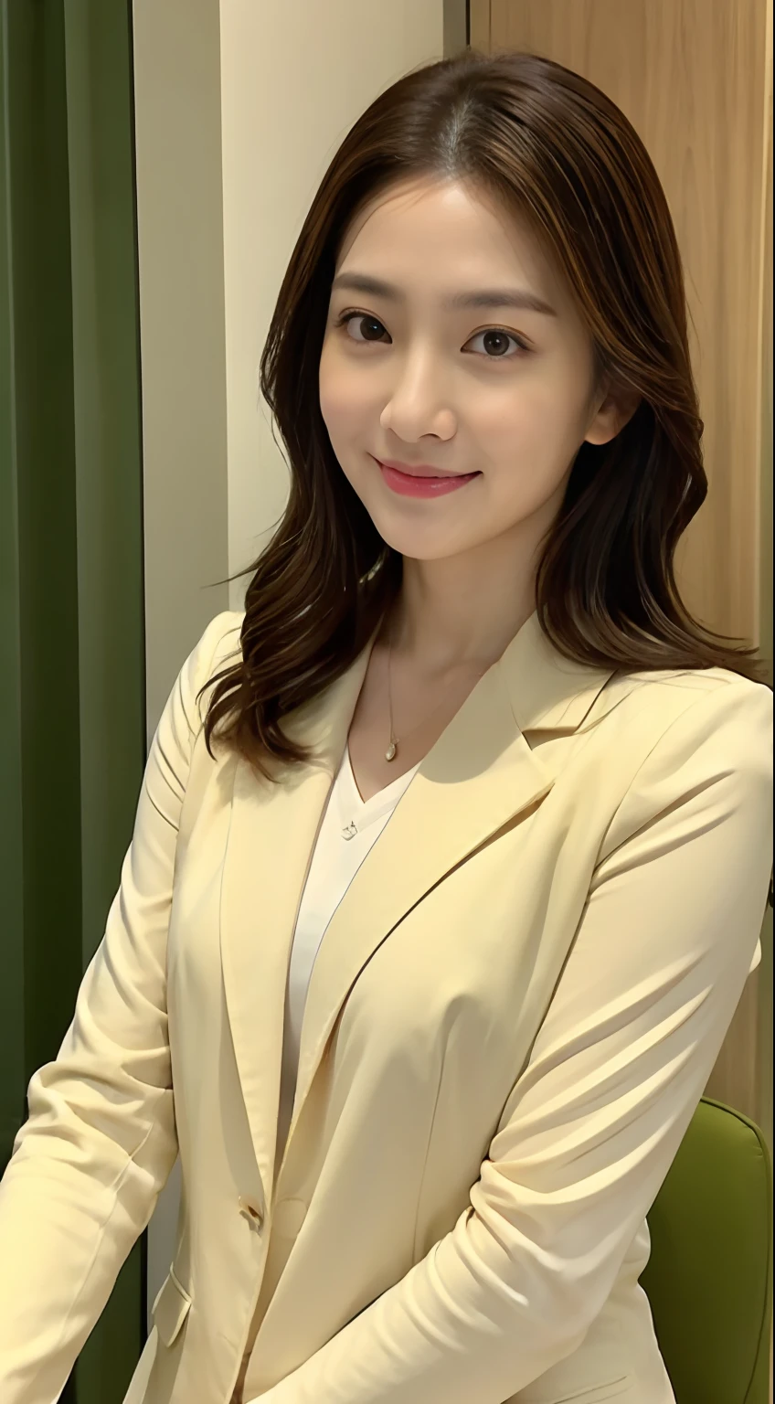 The highest image quality、超A high resolution、1girl in、beautiful countenance、Wearing a long-sleeved tight suit、Long Globe