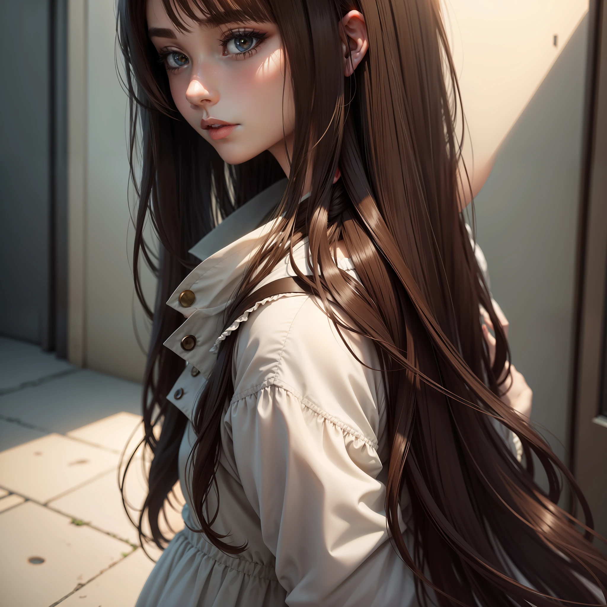 brunette color hair