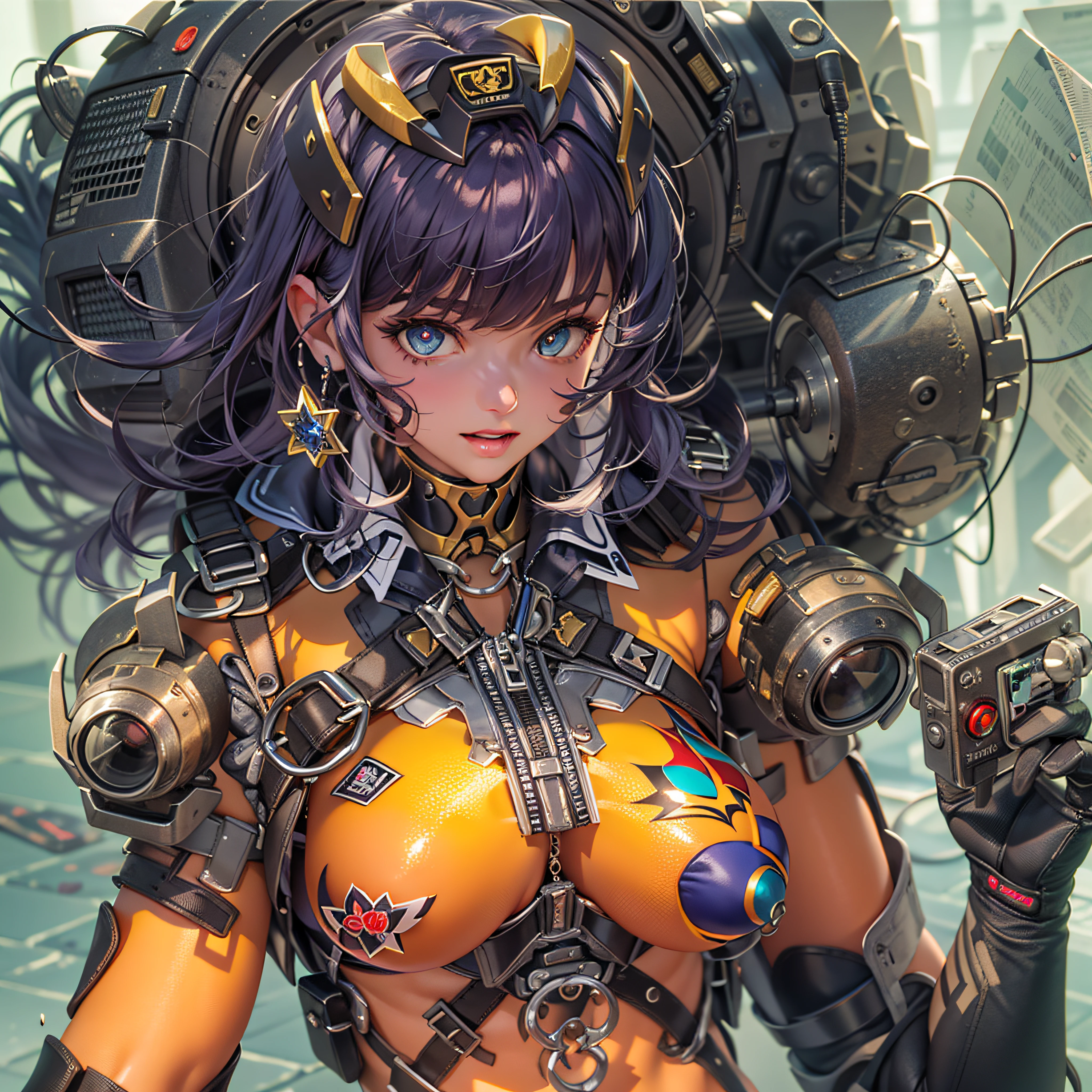 Bike Motocycle mercury Gold Divine mature female synthetic Armored Suit GSDF cyborgs "full-body prosthesis" augmented-cybernetic strange Urban sundrop chaos Scene transparent "Motoko Kusanagi" contre-jours "Heavy Metal" Devastating Will-o'-the-wisp war cyberpunk battle "luis Royo" jukebox Commander African Goddess dazzling slow-motion walk Cosplay "Tina Turner" Major decorated "Scarlett Johansson" Pilots "Batou Shirow's" Cowboy emblem "Ghost_in_the_shell" Fancy Vivid Yellow écusson key sunLight intricate luminescence volumetric:2 ultra:2 pro-Photorealistic:2 optimaux:2 quality:2 details:2 precise:2 reflex:2 max:2 resolution:2 perfection graduates:2 nettetés improved:2 Octane-rendues:2 opengl-shaders:2 UHD XT3 16K DSLR HDR UnrealEngine5 ombres profondeurs:2 analogiques color-coded 3DCG cgi vfx sfx fkaa txaa rtx ssao Symmetrical Body Athletic hairstyle bangs extatiques Tanned Skin Face sensuel Effects Cheekbones Glushing Embarrassed eye-liner saphirs saturate:2 beaux:2 dark eyes black pupils brown iris lazulis turquoise open:2 mouth teeth obvious smiles:2 Floating Jacket Fixed Eccentric Cape onyx Shoulders-Off Shirt Lace Clavicles White Papillotes embroidered breasts varied:2 pointed satin bikini corsait navy thick leathers felt skirts matching ample swinging spinels navel waist belt-chastity padlock Gold silver agate pubis bristles scarlet pubis-hairy indigo underwear Snap garters thighs legs gothic stainless steel boots fleuraison incandescentes CGSCOSITY toys Cristallines Truck Mecha robot magic heart hearth rubis invoques Tachikoma (EOS R6 135mm 1/1250s f/2.8 ISO400):2 fullbodye Mécanisés adaptable Canon-ion flash blow glow mannequins dramatic opale Saber straight fully dressed armor heavy chrome metallic flat rune lava bands helmet-antenne Tourmaline glyphes plasma brasses cuivres chef-d' equirectangular background 360 Earth outdoor engravings tattoo (par Michelangelo) Bruce Weber girls varied nsfw etc.